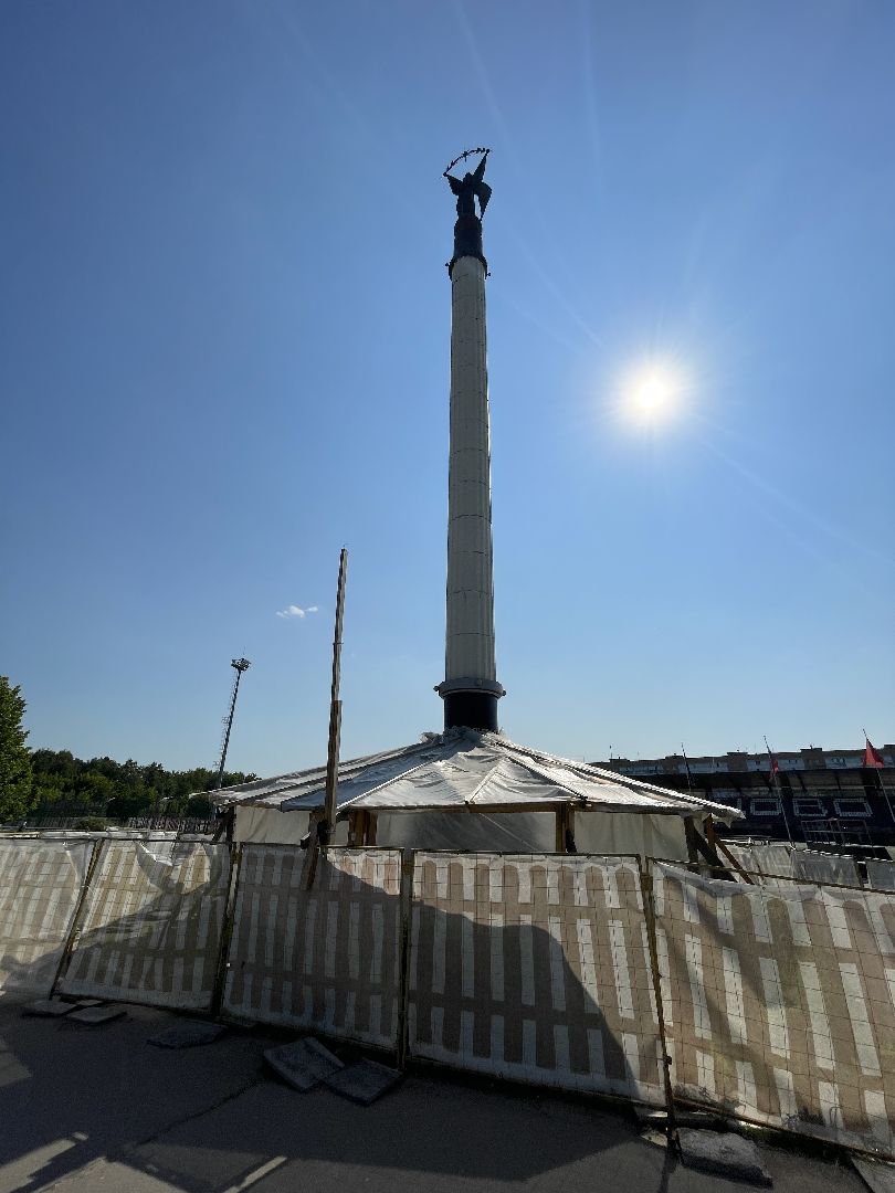 Одинцово, стела, монумент, христианство, благоустройство,