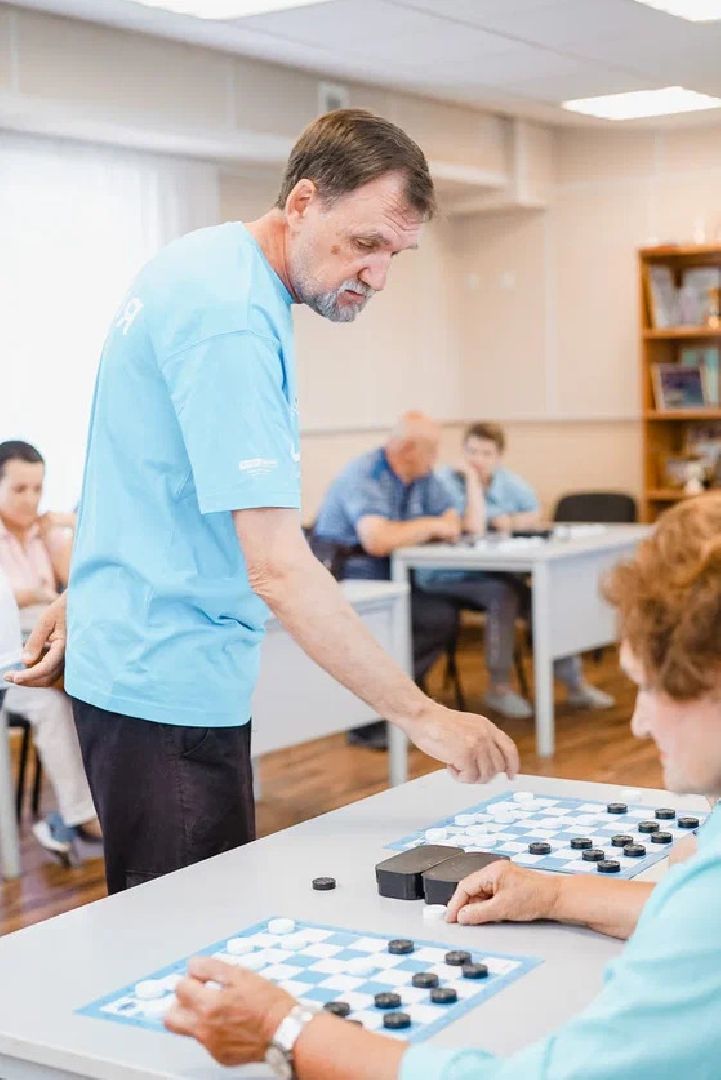 Активное долголетие, спорт, шашки, Орехово-Зуево