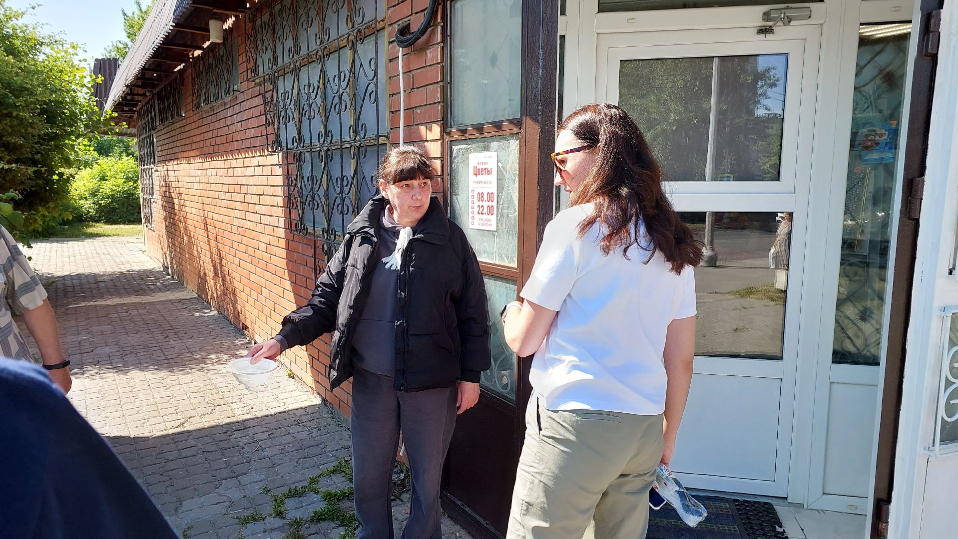 торговые объекты, рейд, серпухов, уборка территории, покос травы, урны,