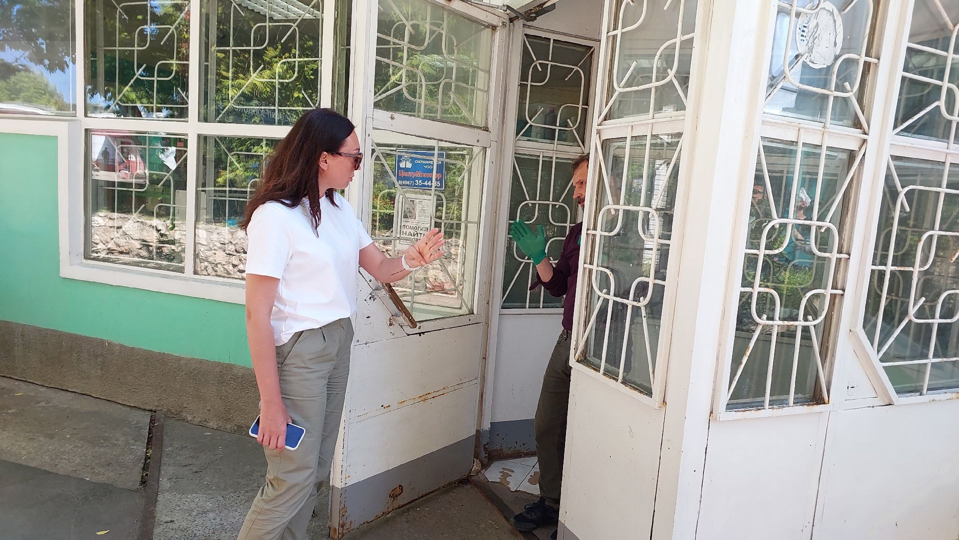 торговые объекты, рейд, серпухов, уборка территории, покос травы, урны,