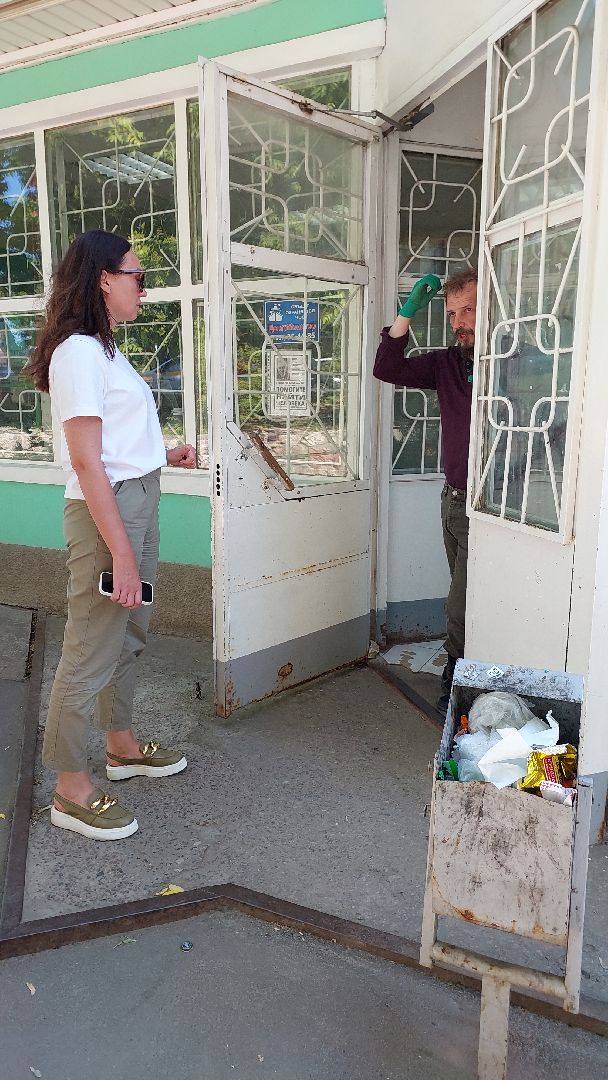 торговые объекты, рейд, серпухов, уборка территории, покос травы, урны,