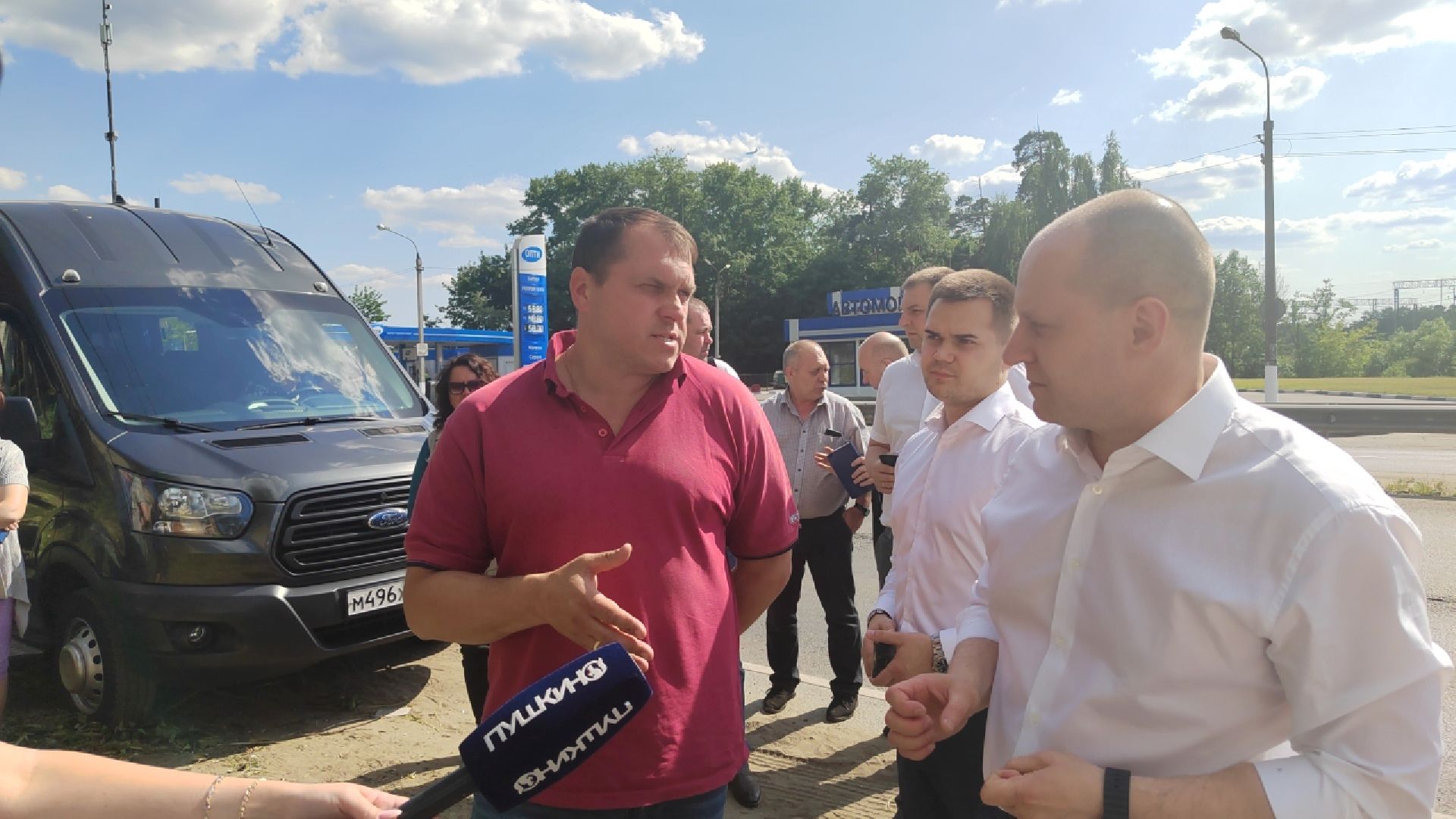 Пушкино, дороги, транспорт