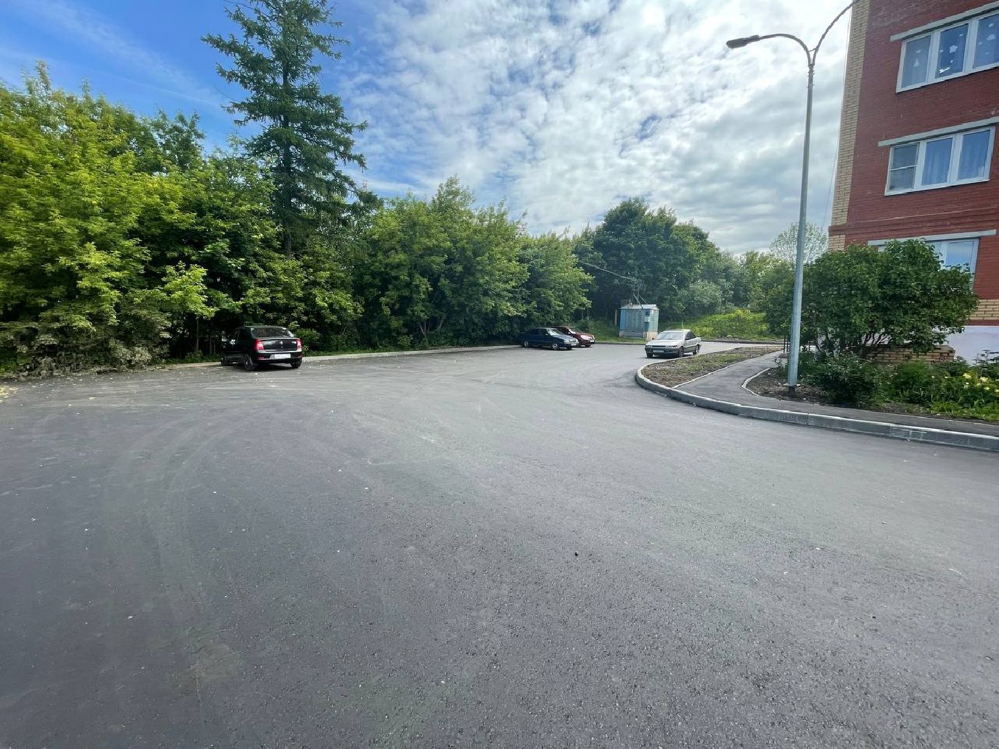 Серебряные Пруды, Шеметов, благоустройство дворов