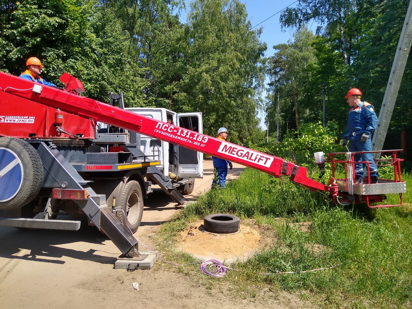 Раменское, ЖКХ, капитальный ремонт линии электропередач в Удельной
