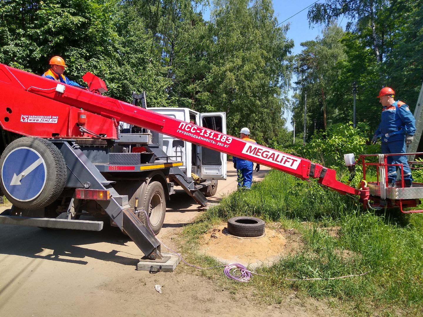Раменское, ЖКХ, капитальный ремонт линии электропередач в Удельной