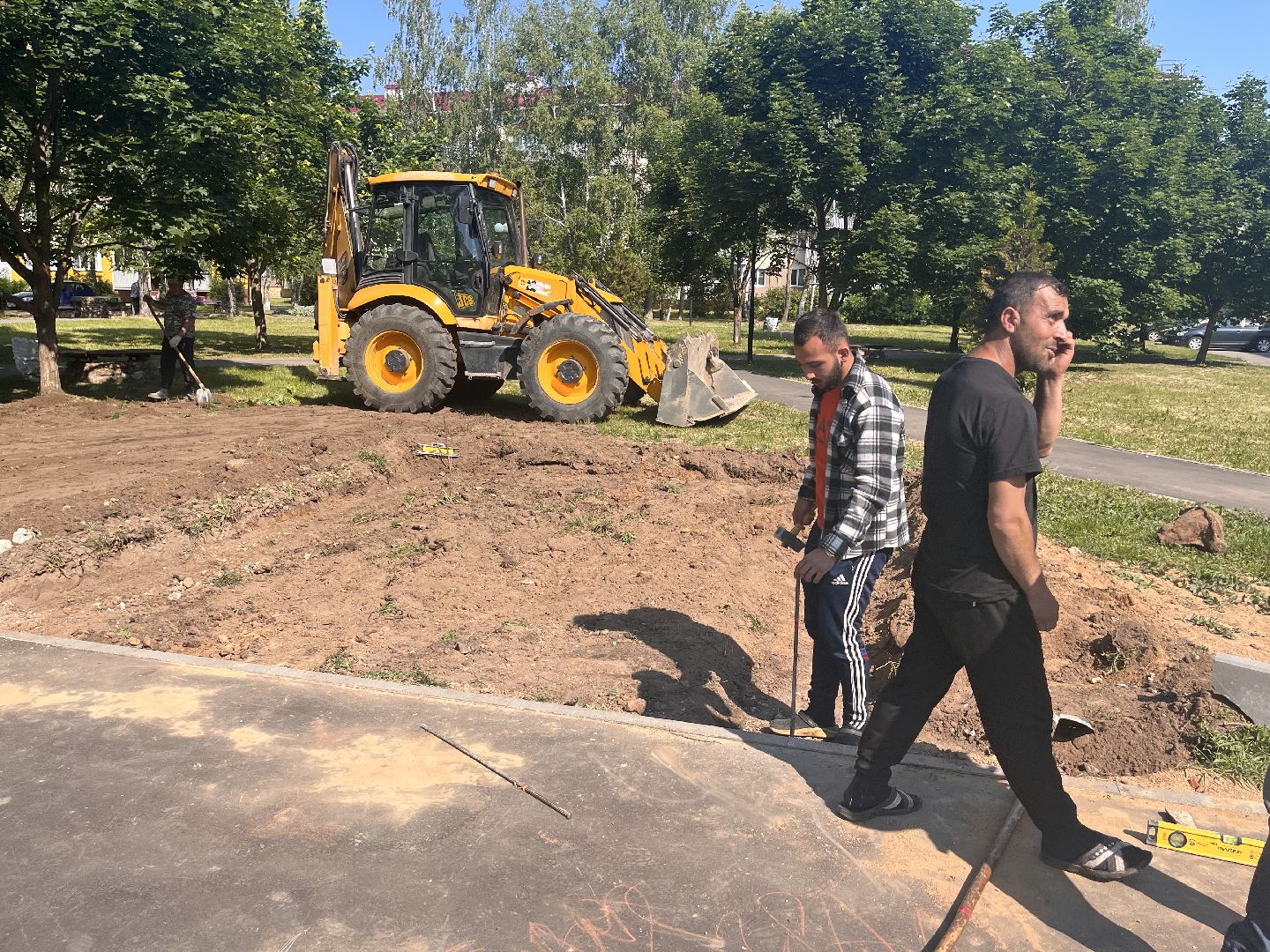 Шаховская, детская площадка, песочница