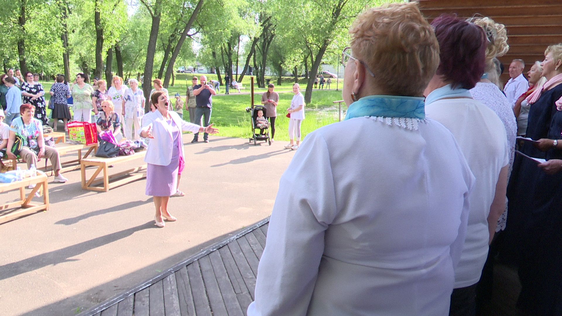 Реутов, «Бархатная осень», «Активное долголетие», «Фабричный пруд», парк, концерт