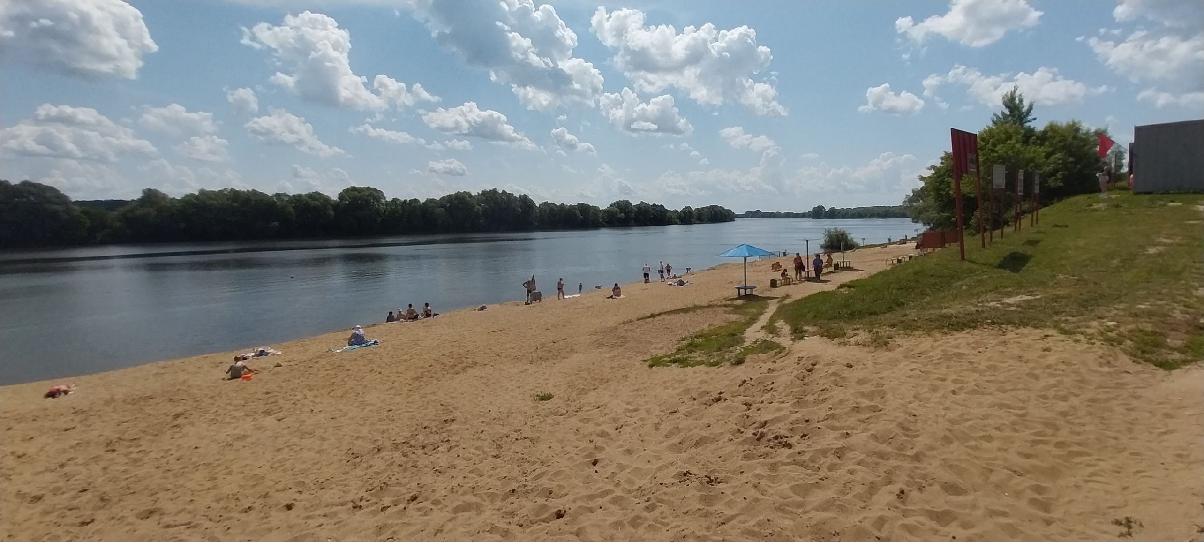 коломна, пляжный сезон, пляж