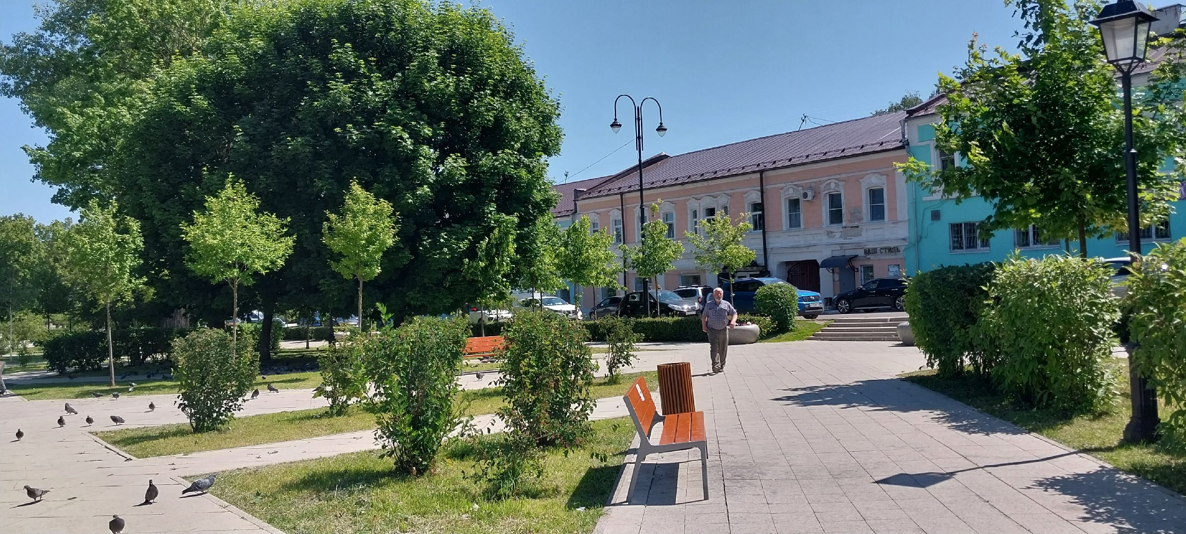 городскойокругколомна, сквер, лавочки