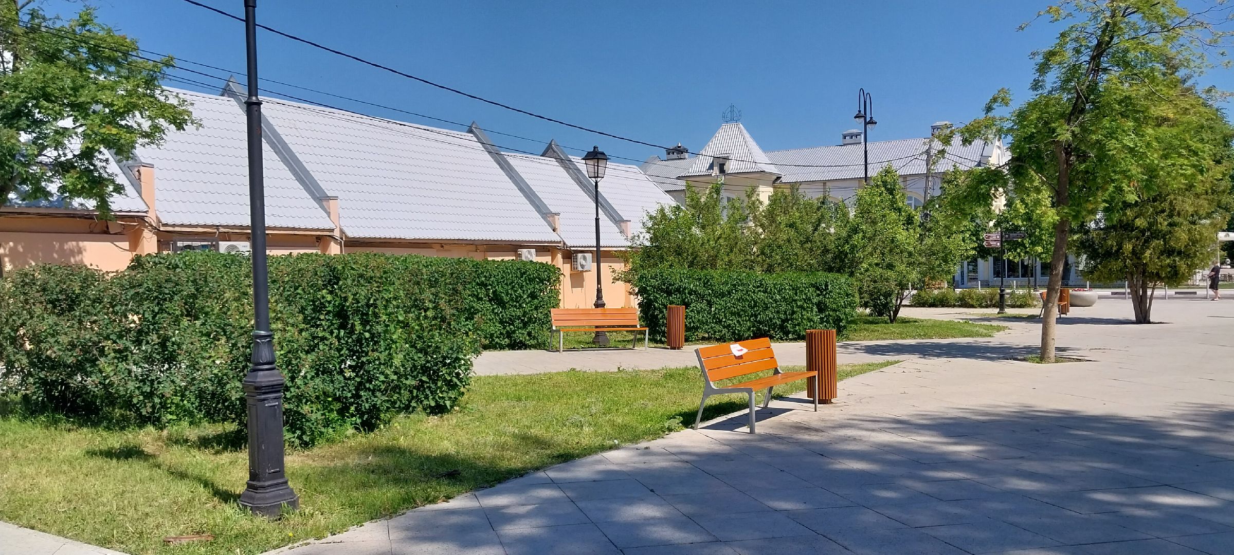 городскойокругколомна, сквер, лавочки