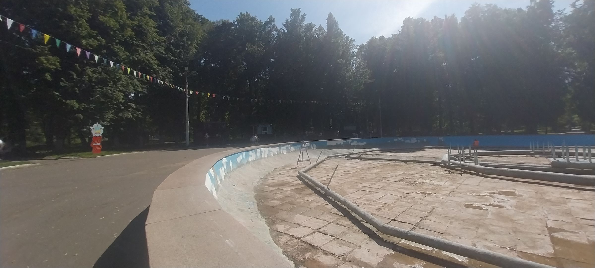 коломна, парк, фонтан