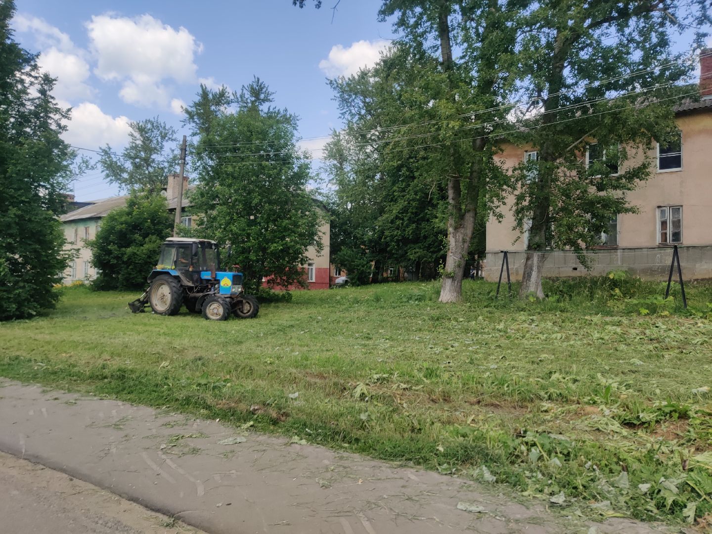 Красноармейск, Пушкинский, покос травы, содержание территорий, ГУСТ