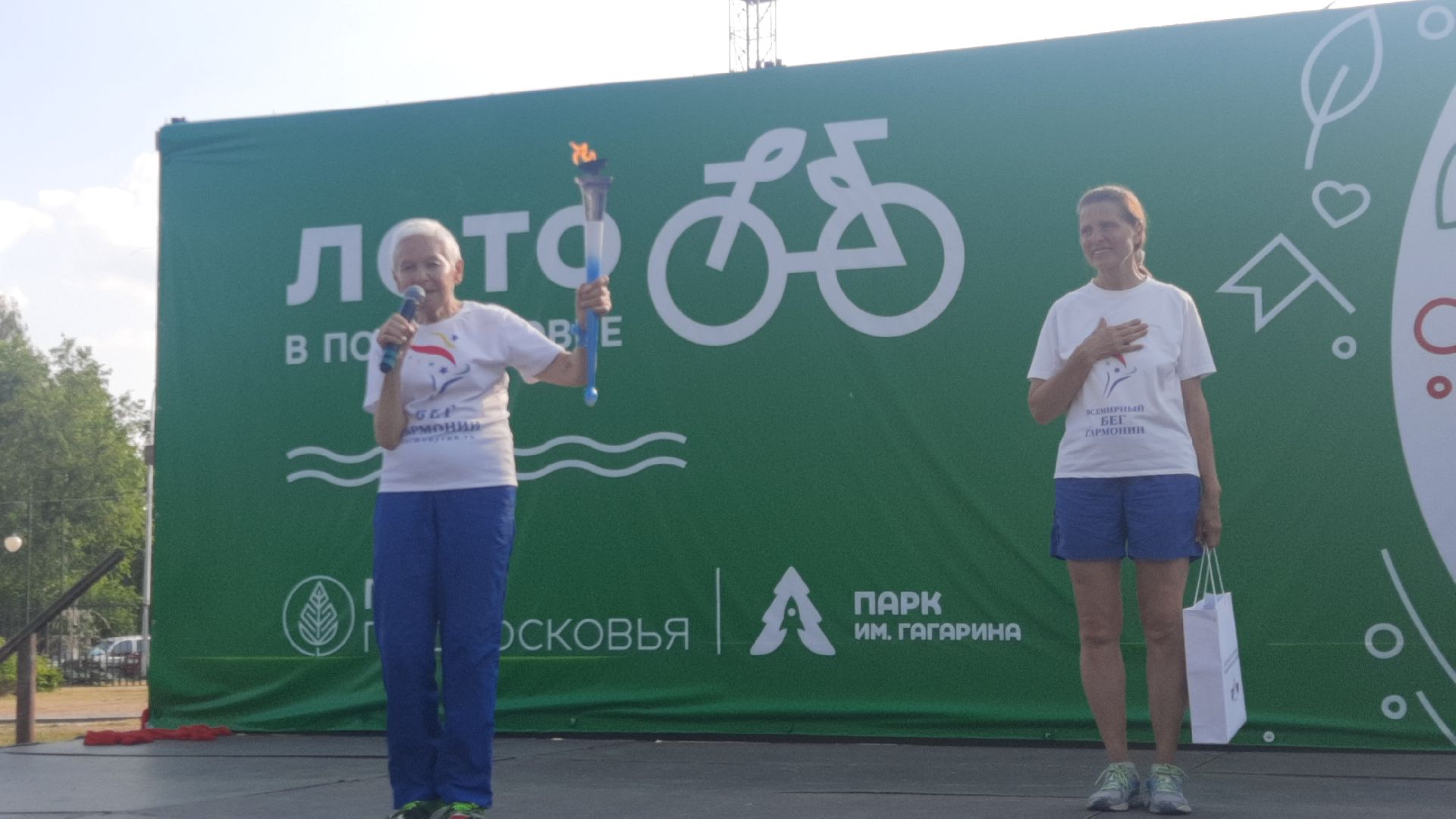 Шатура, Бег Гармонии, финиш, парк,