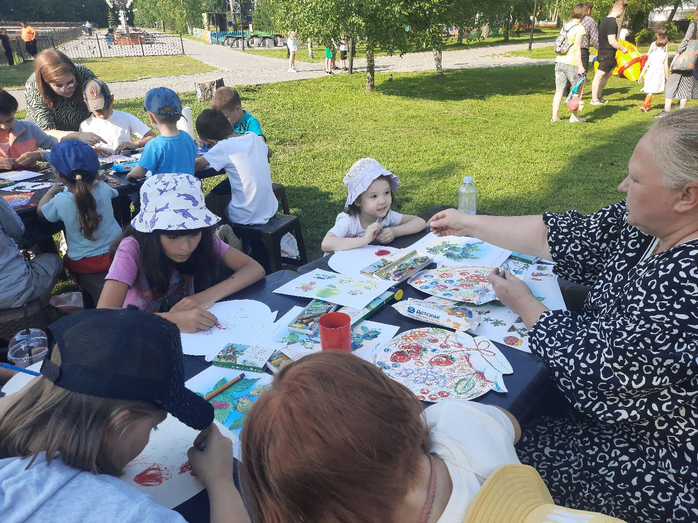 Шатура, парк, Народные гуляния, марафон, бег, гармония