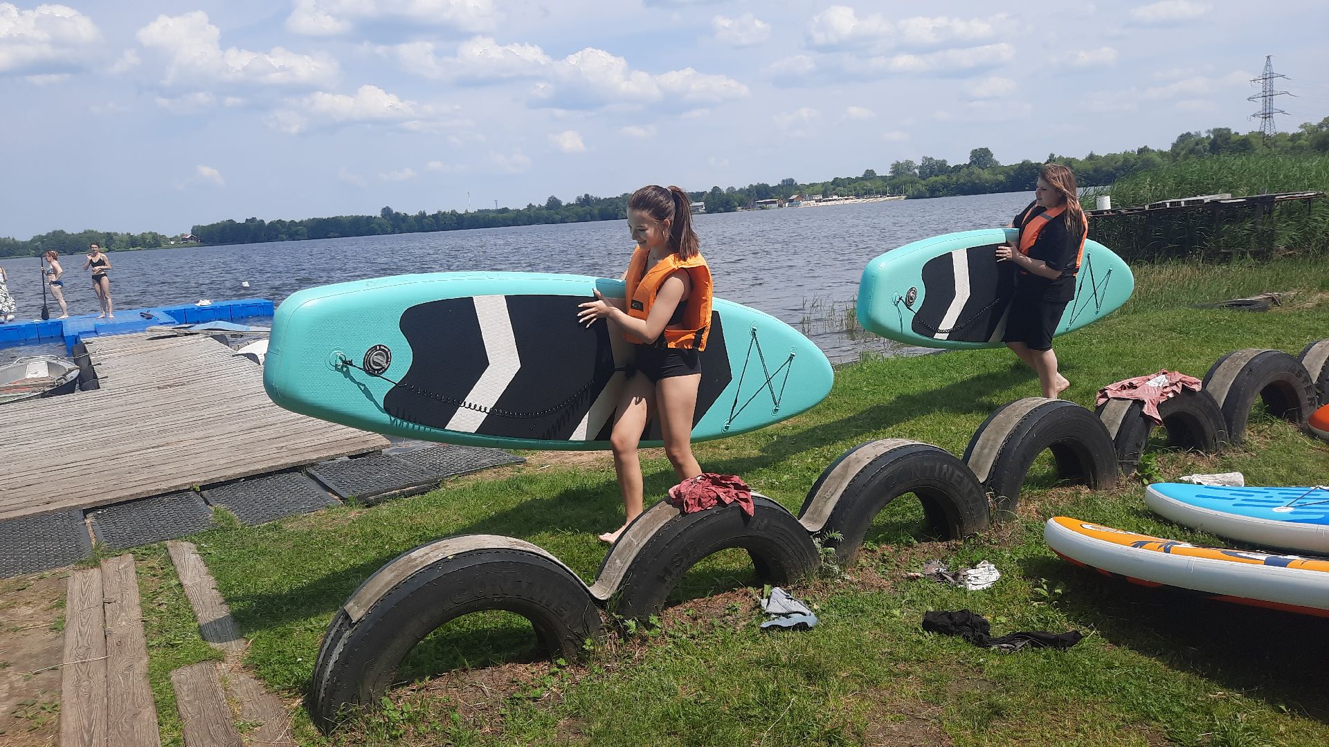 Шатура, пляж, 18, SUP - доска, отдых