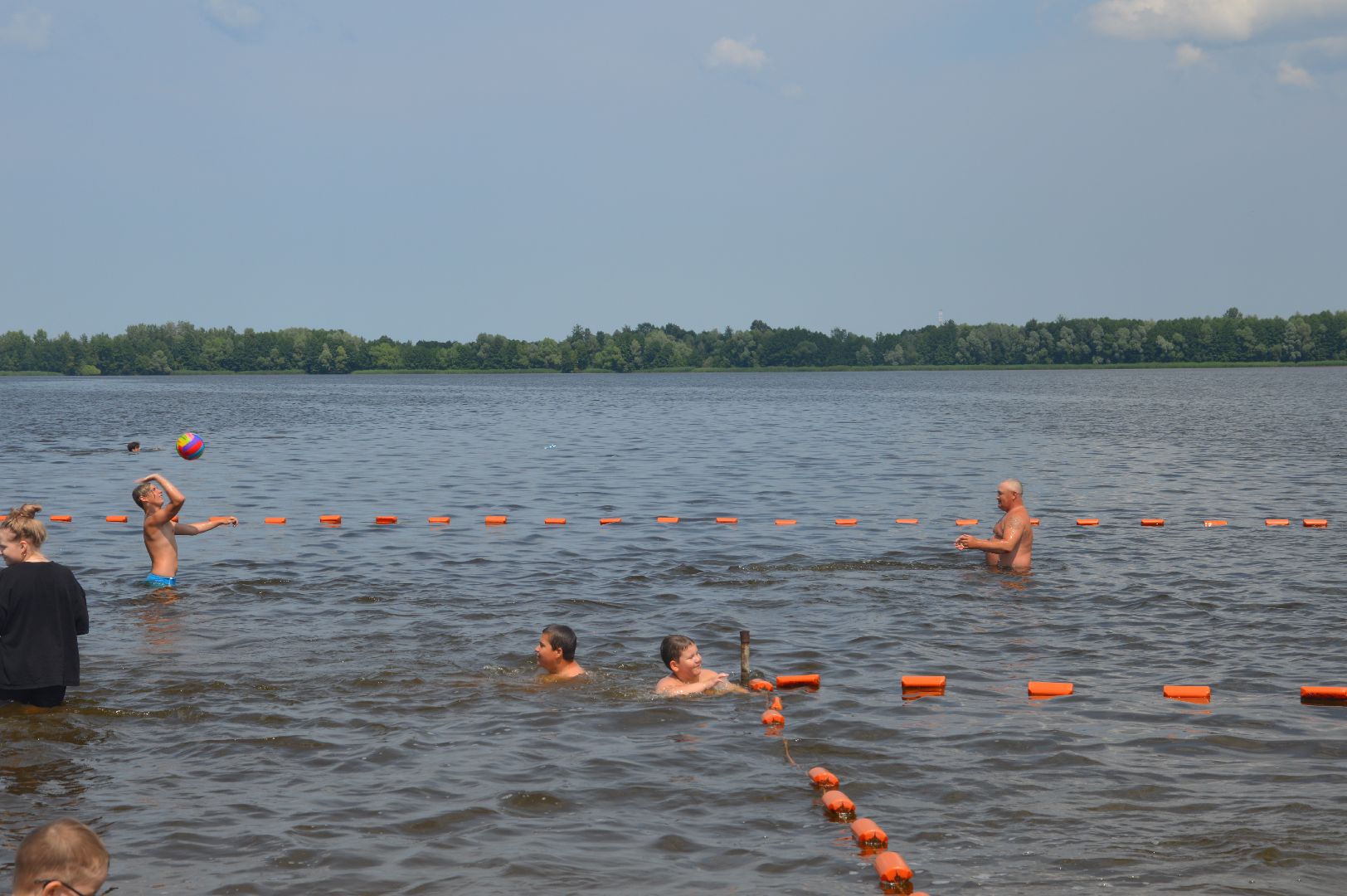 Шатура, пляж, 18, волейбол, жара