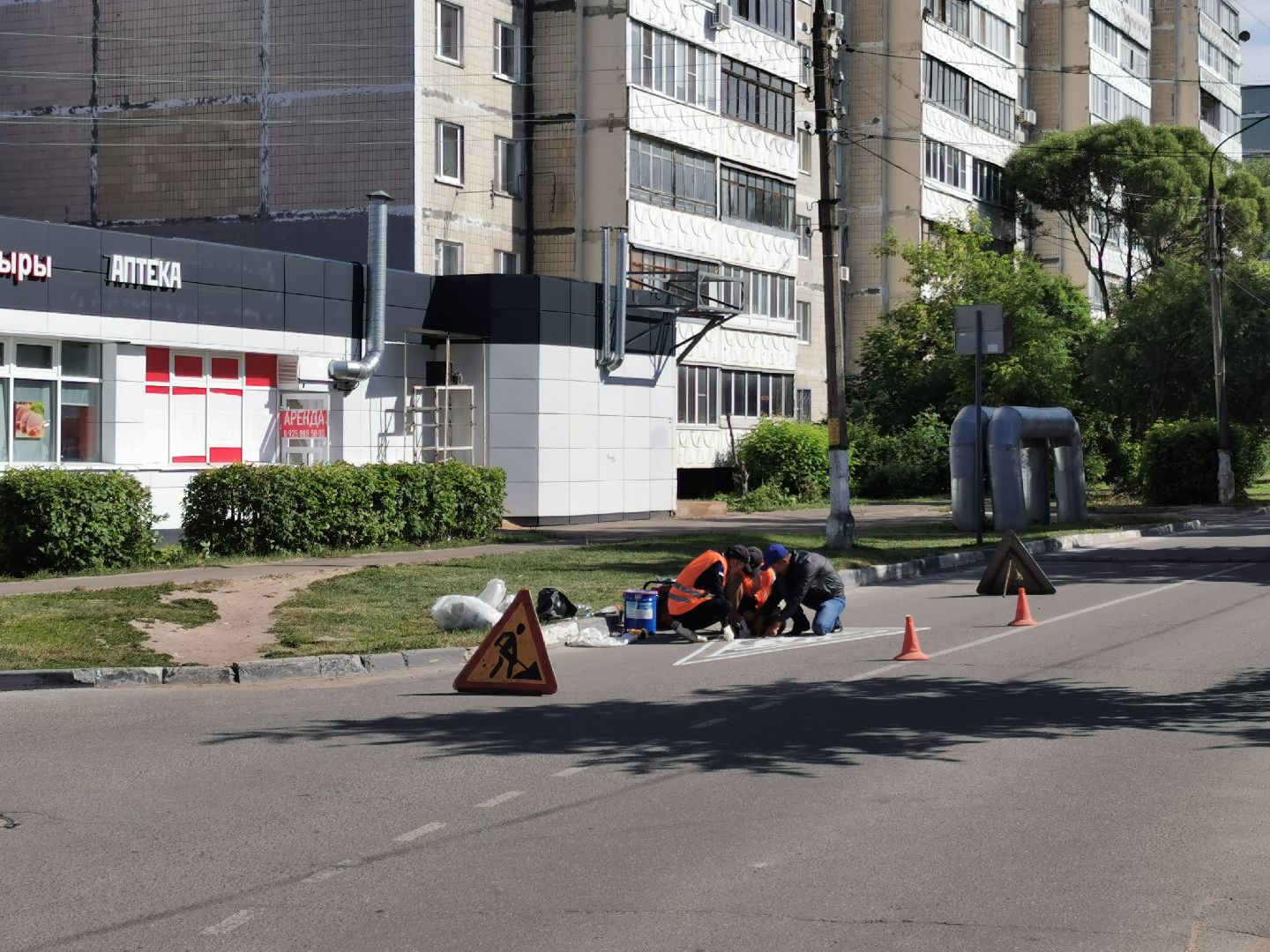 Подольск, разметка