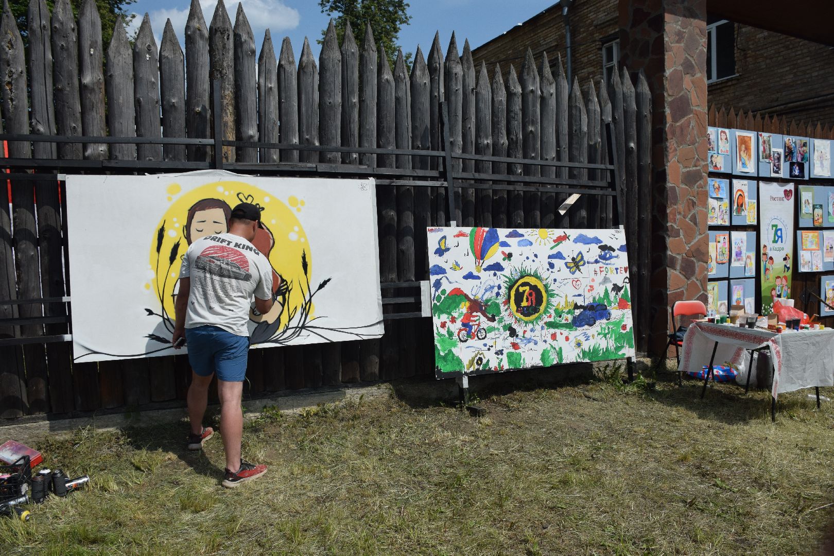 Павловский Посад, городской округ Павловский Посад, семья, дети, общество, рисунок, граффити