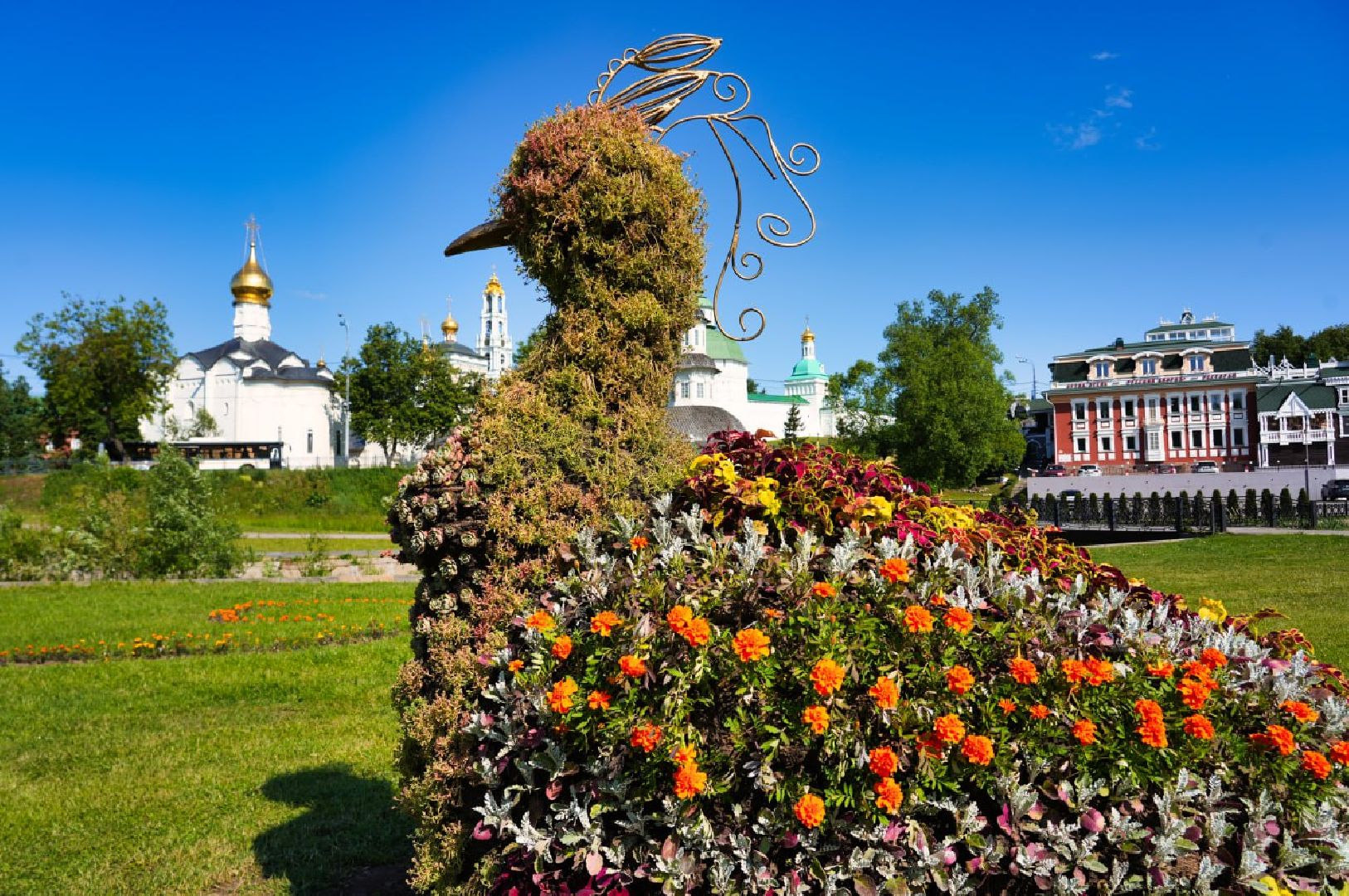 Сергиев Посад, Сергиево-Посадский городской округ, Красота, Города, Цветники, Благоустройство, Лето, Лето в Подмосковье