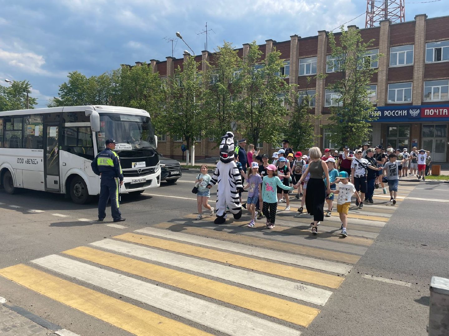 ГИБДД, безопасность дорожного движения, школьные лагеря, дети, Наро-Фоминск