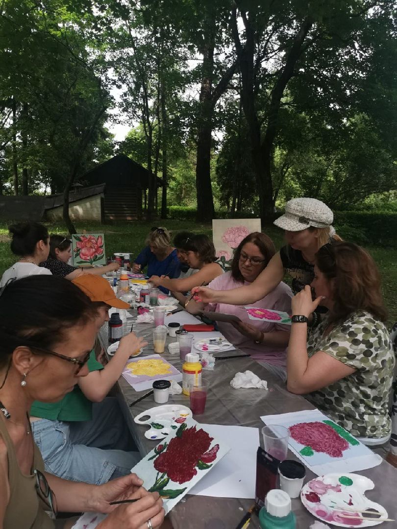 Чехов, культура, Пиономания, Мелихово, мастер-класс, пион, художник