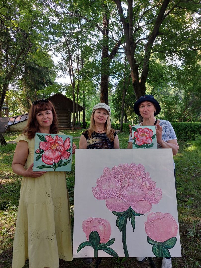 Чехов, культура, Пиономания, Мелихово, мастер-класс, пион, художник