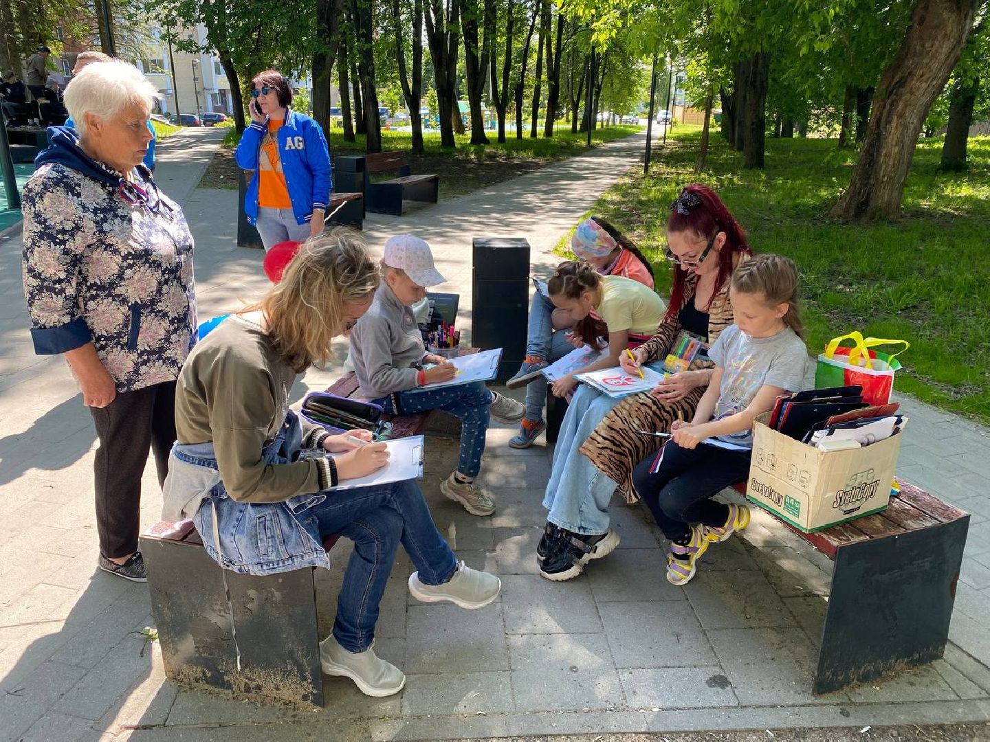 Сергиев Посад, Сергиево-Посадский городской округ, День России, Праздник, Родина, Российская Федерация, Парки, Скверы, Лето в Подмосковье, Молодежь, Жители