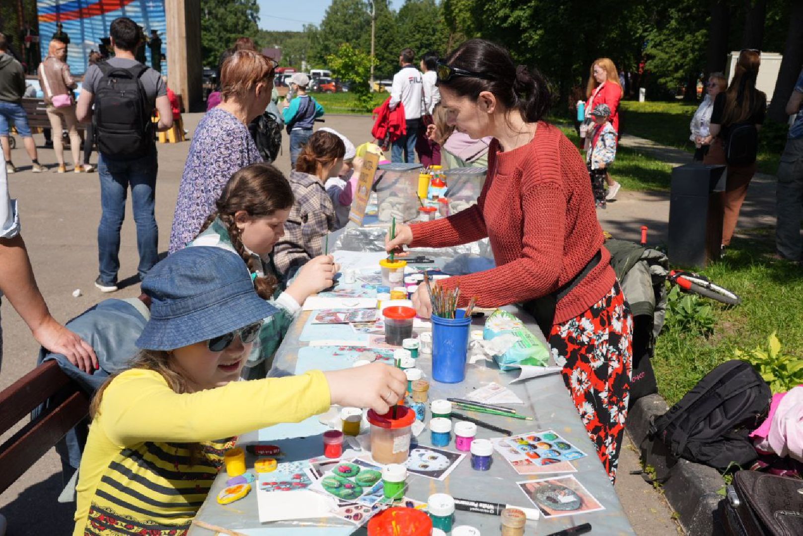 Сергиев Посад, Сергиево-Посадский городской округ, День России, Праздник, Родина, Российская Федерация, Парки, Скверы, Лето в Подмосковье, Молодежь, Жители