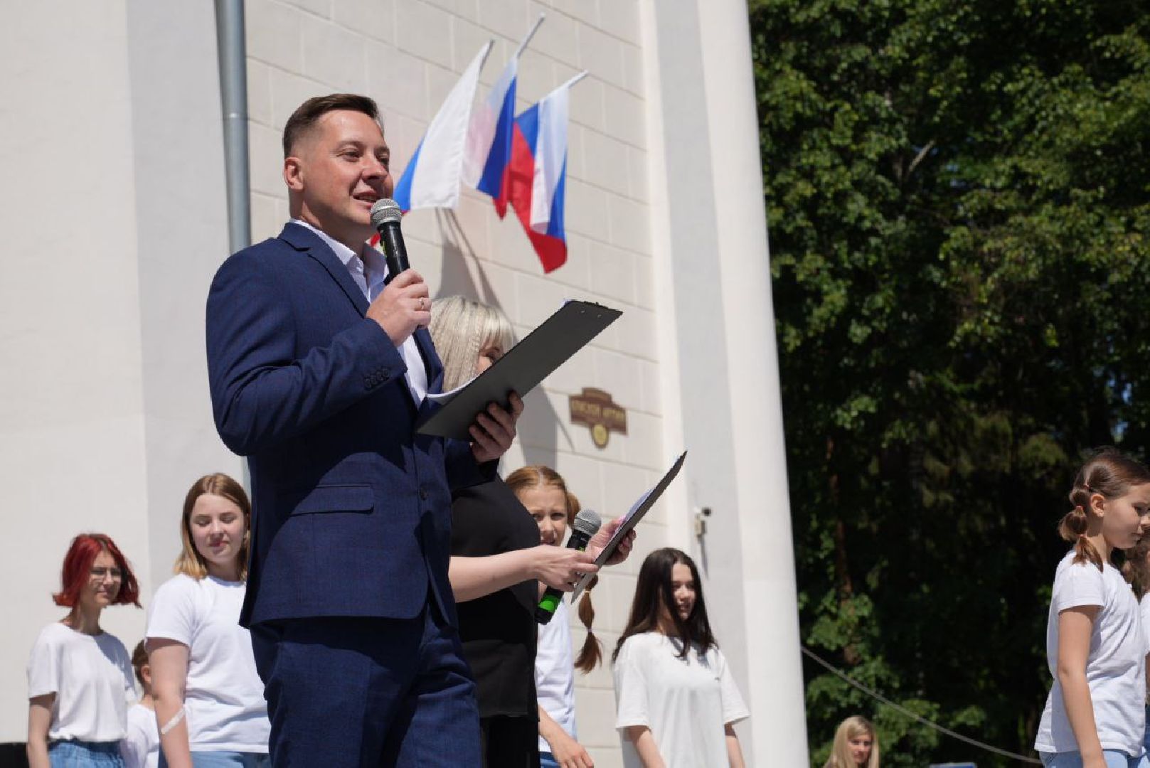 Сергиев Посад, Сергиево-Посадский городской округ, День России, Праздник, Родина, Российская Федерация, Парки, Скверы, Лето в Подмосковье, Молодежь, Жители