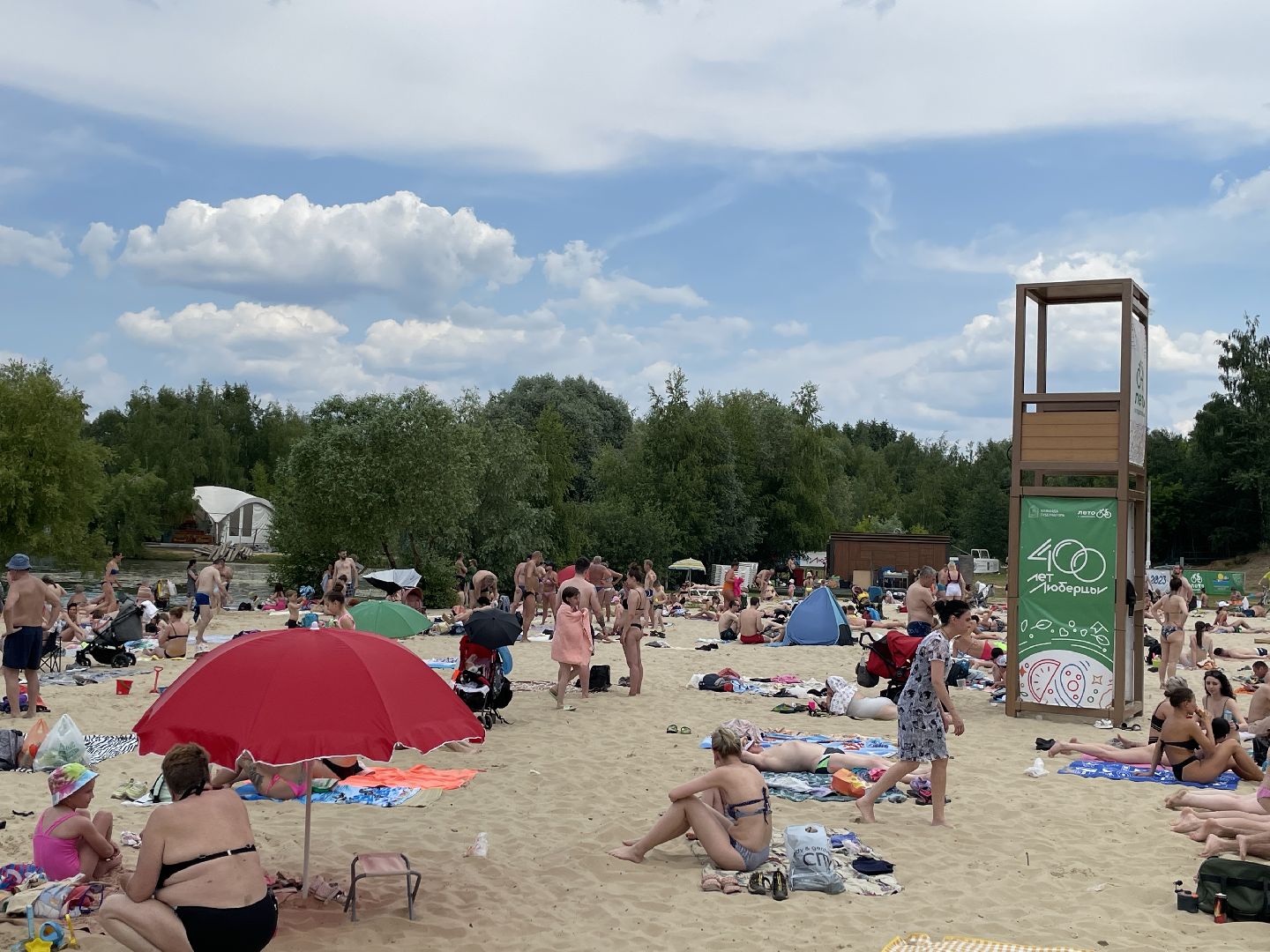 Лето, карьер, озеро, Люберцы