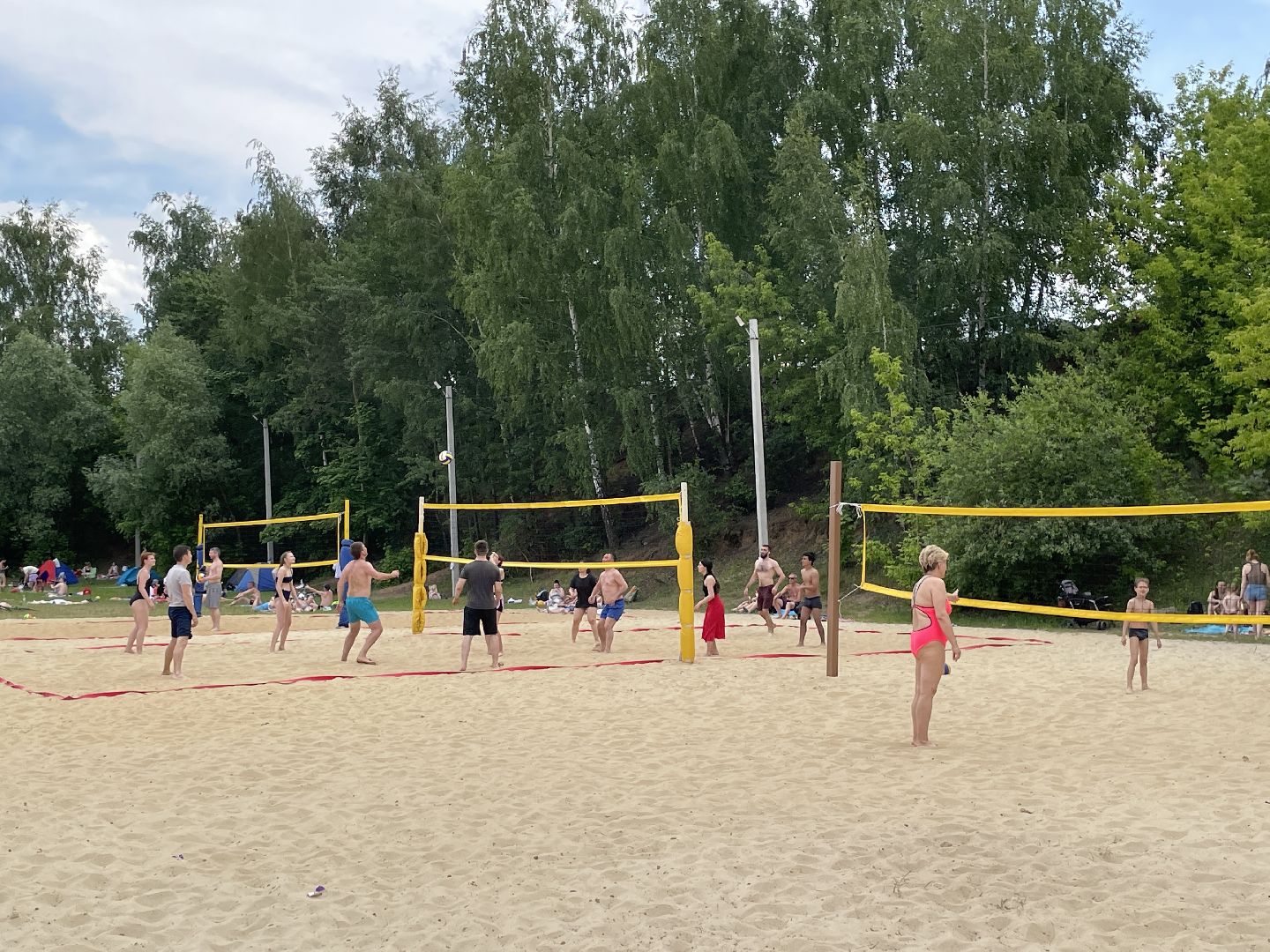 Лето, карьер, озеро, Люберцы