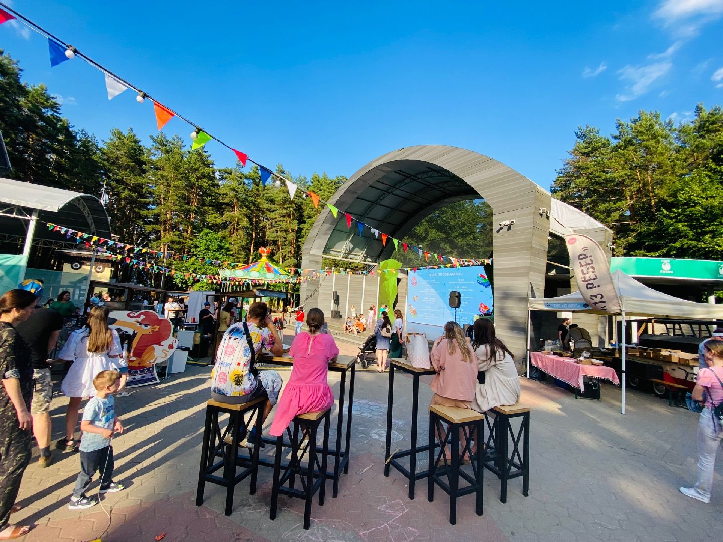 Домодедово, фестиваль еды, парк Елочки, пикник