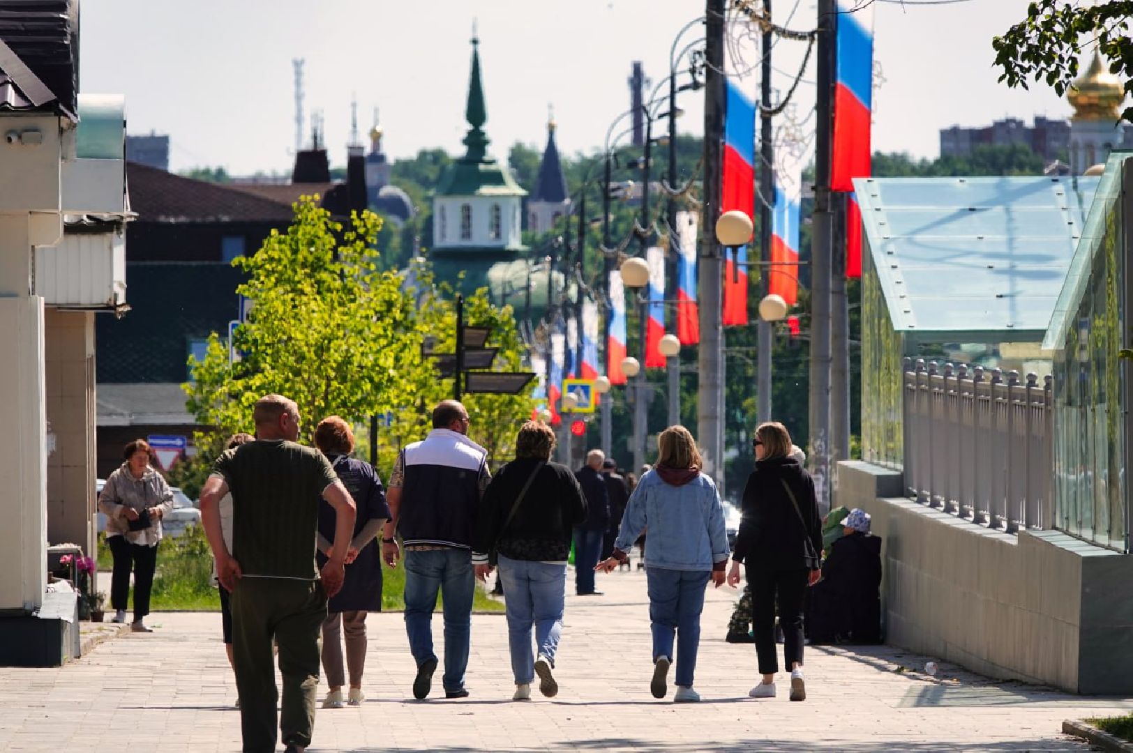 Сергиев Посад, Сергиево-Посадский городской округ, День России, Праздник, Родина, Российская Федерация, Парки, Скверы, Лето в Подмосковье, Молодежь, Жители