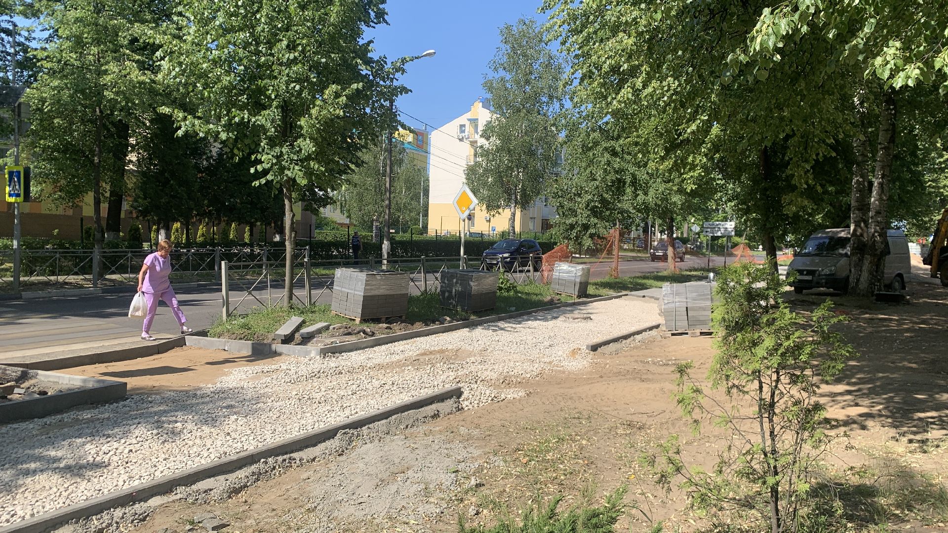 Ступино, благоустройство, детская поликлиника