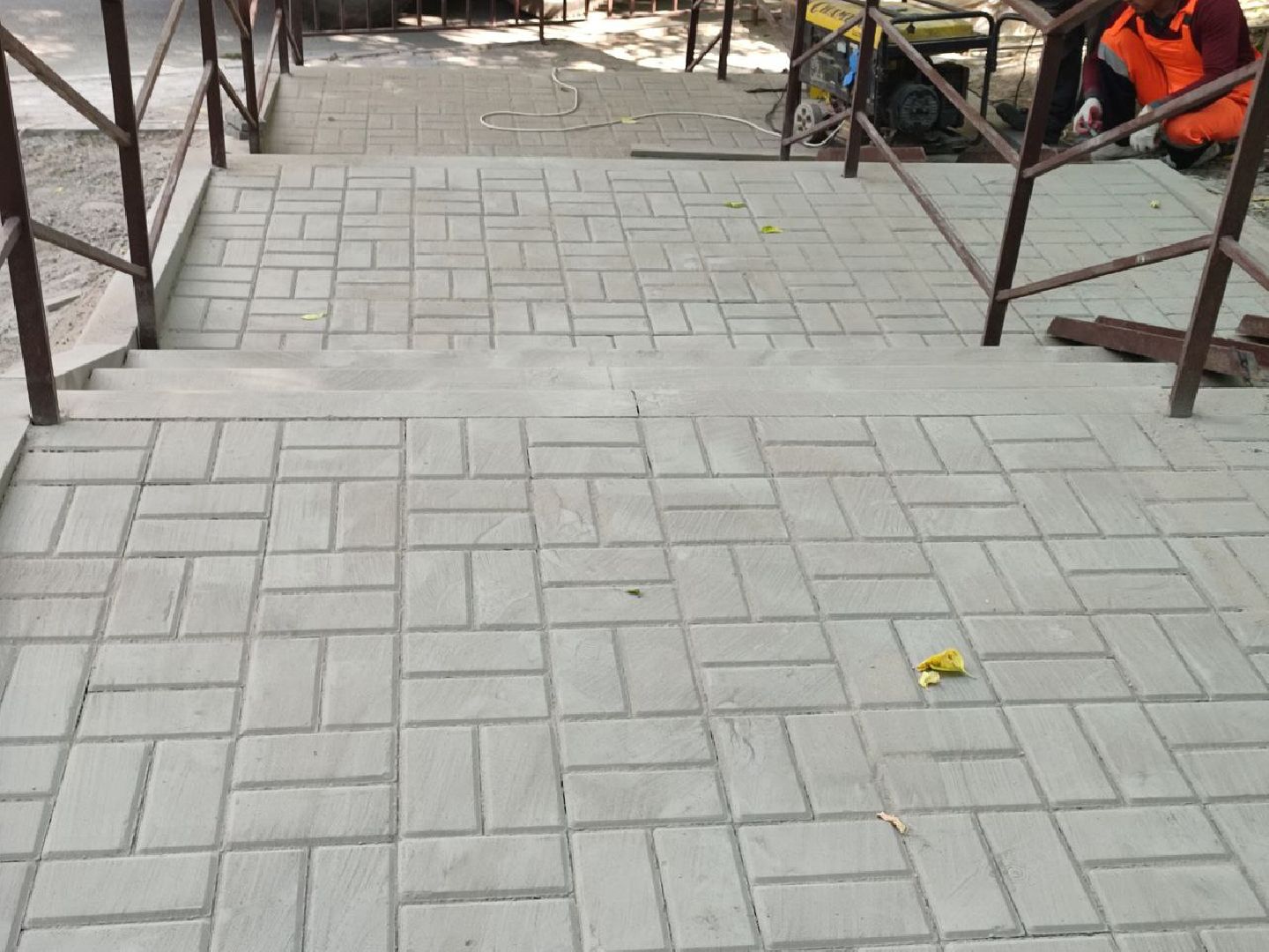 Мытищи, ремонт входных групп, лестница, детский сад