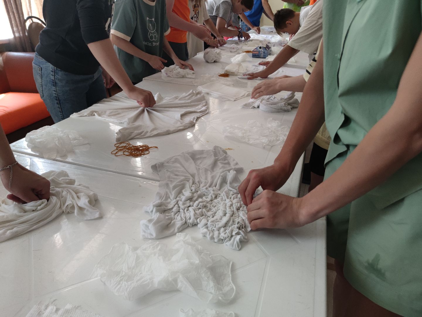 тай-дай, мастер-класс, дети, лагерь, Дубна