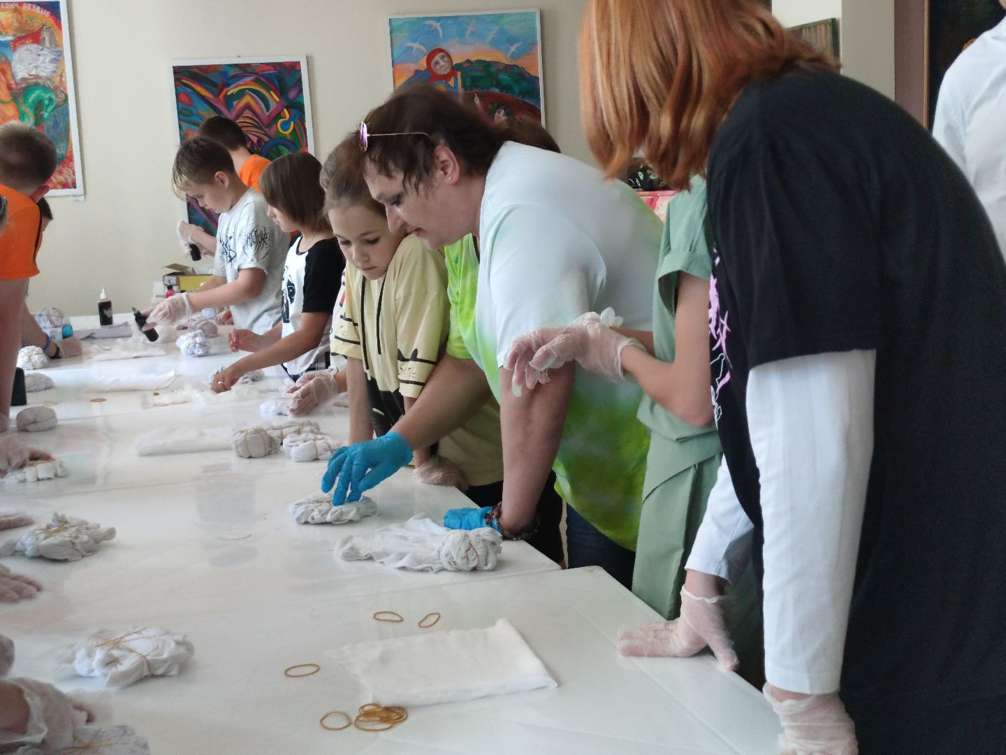 тай-дай, мастер-класс, дети, лагерь, Дубна