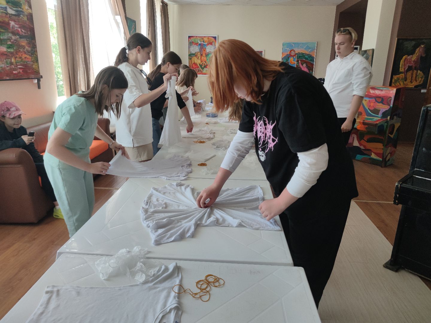 тай-дай, мастер-класс, дети, лагерь, Дубна