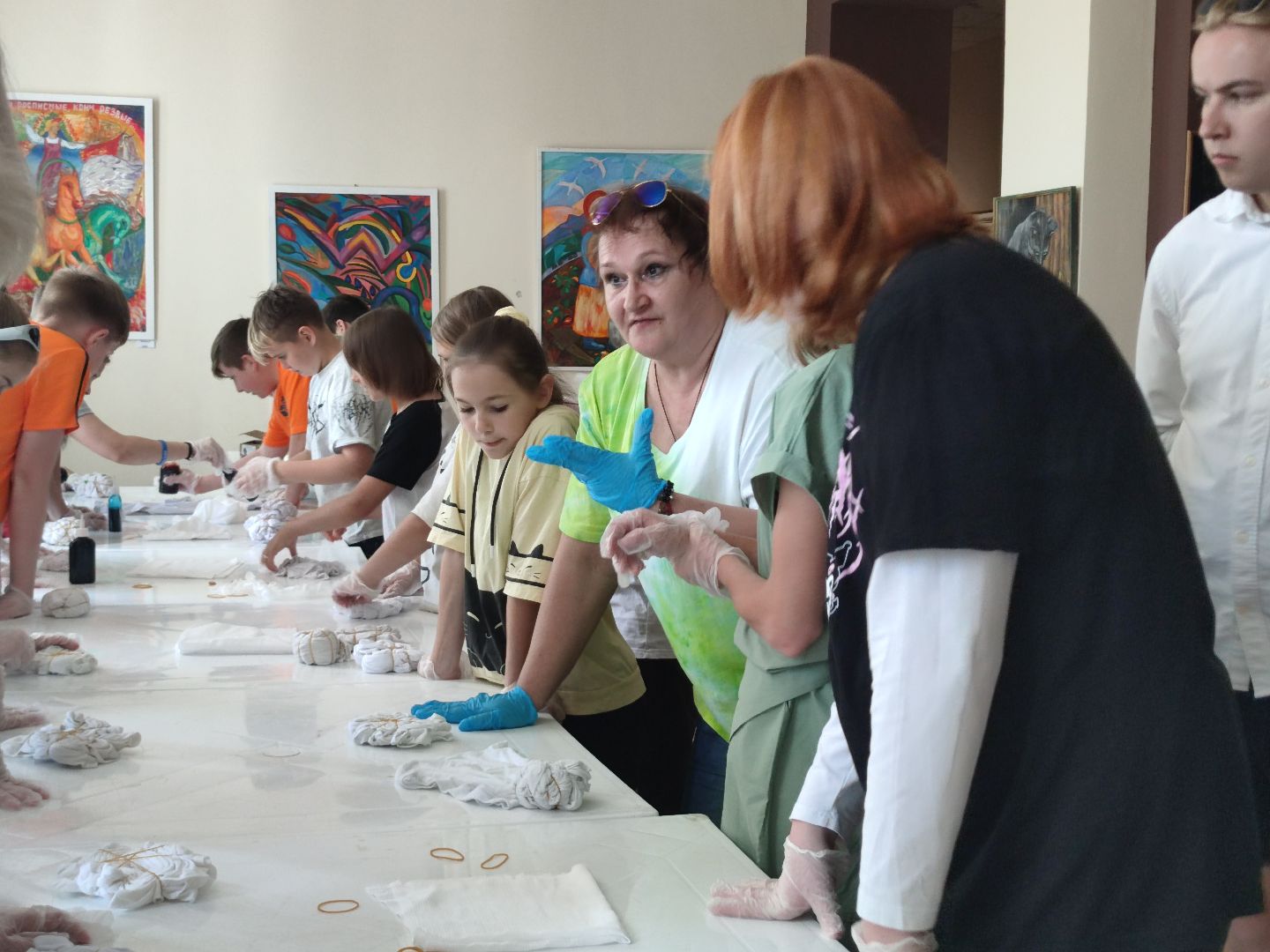 тай-дай, мастер-класс, дети, лагерь, Дубна