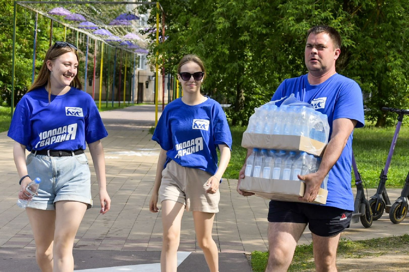 Солнечногорск, вода, волонтеры, жители, акция