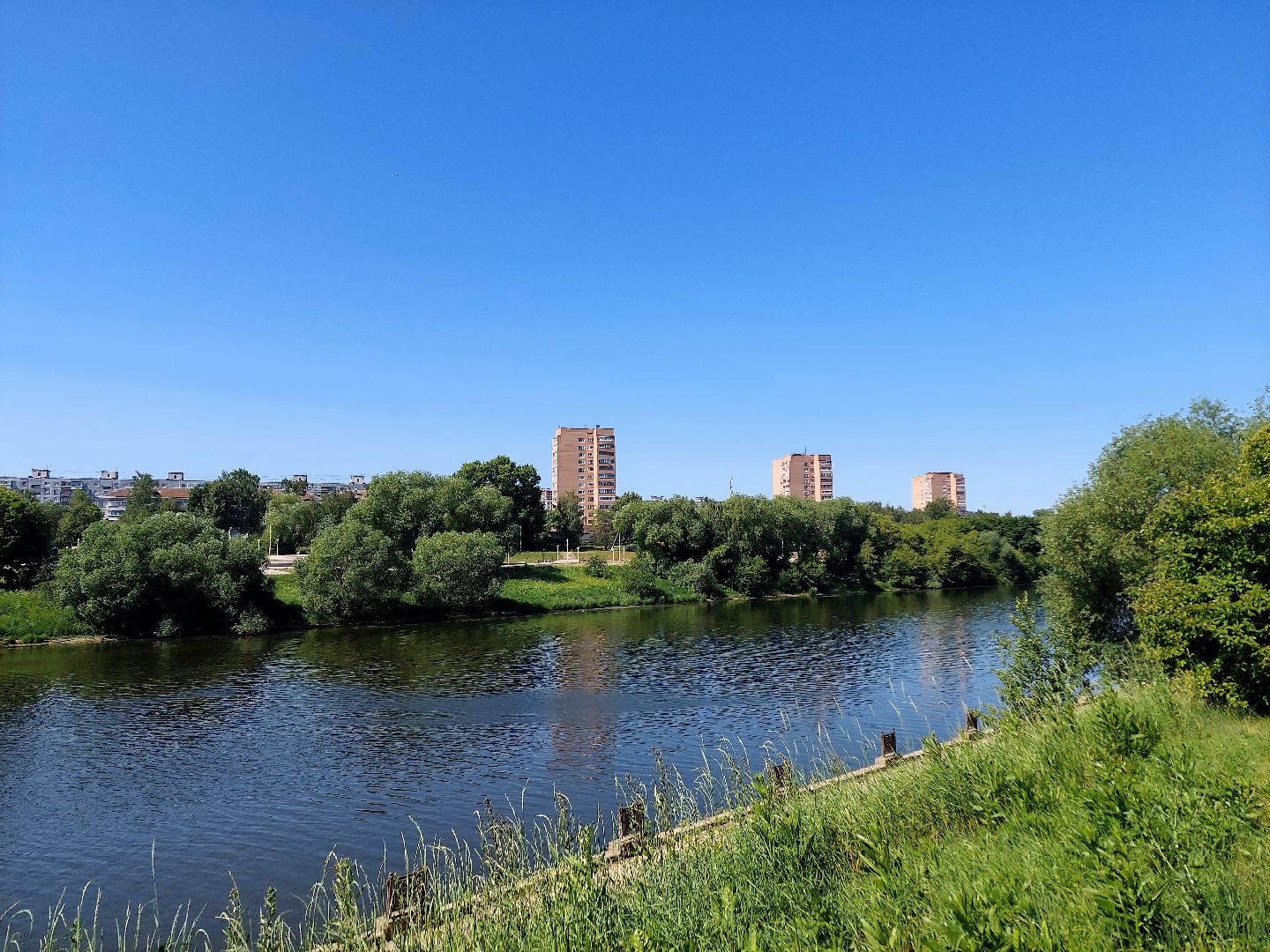 благоустройство, набережная, Воскресенск