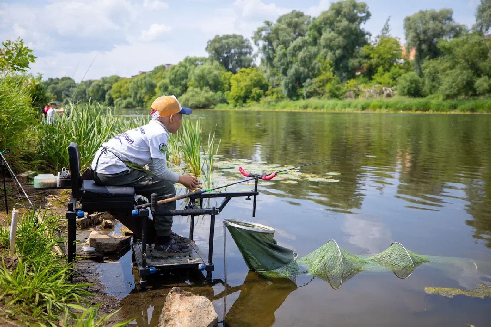 Спорт, рыбная ловля, рыбалка, Подмосковный берег, Орехово-Зуево