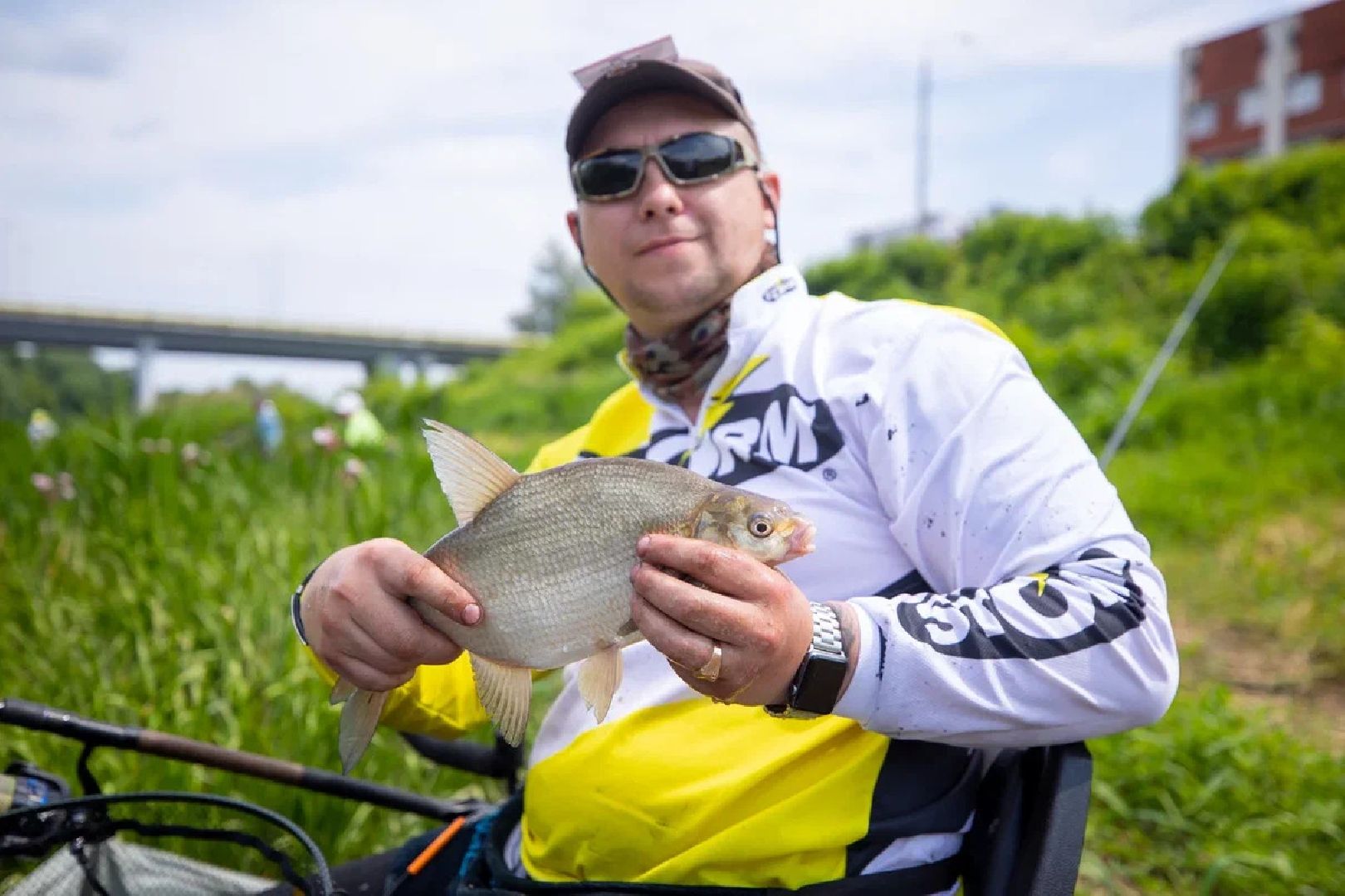Спорт, рыбная ловля, рыбалка, Подмосковный берег, Орехово-Зуево