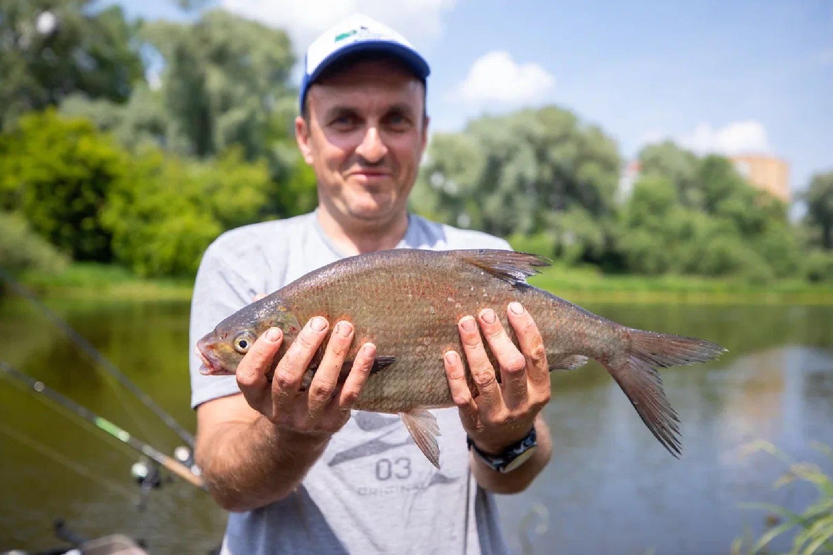 Спорт, рыбная ловля, рыбалка, Подмосковный берег, Орехово-Зуево
