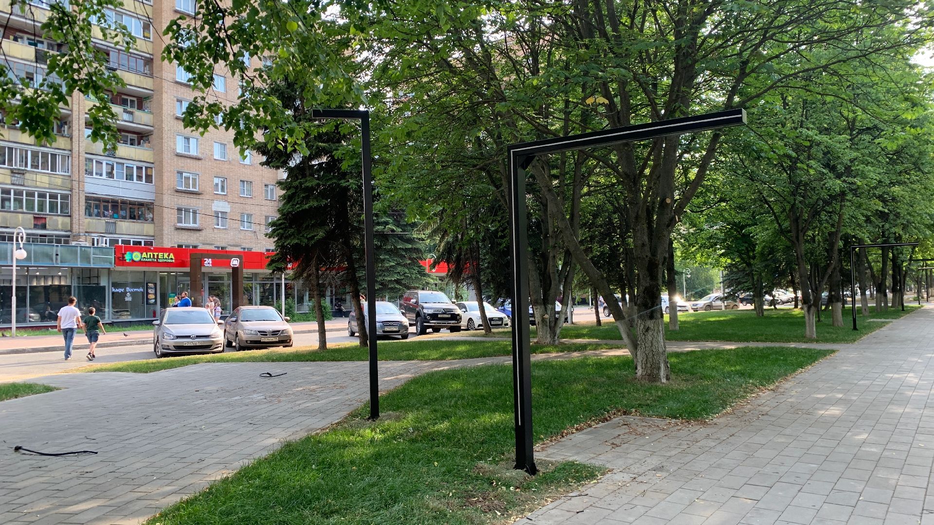 Ступино, благоустройство, пешеходная зона