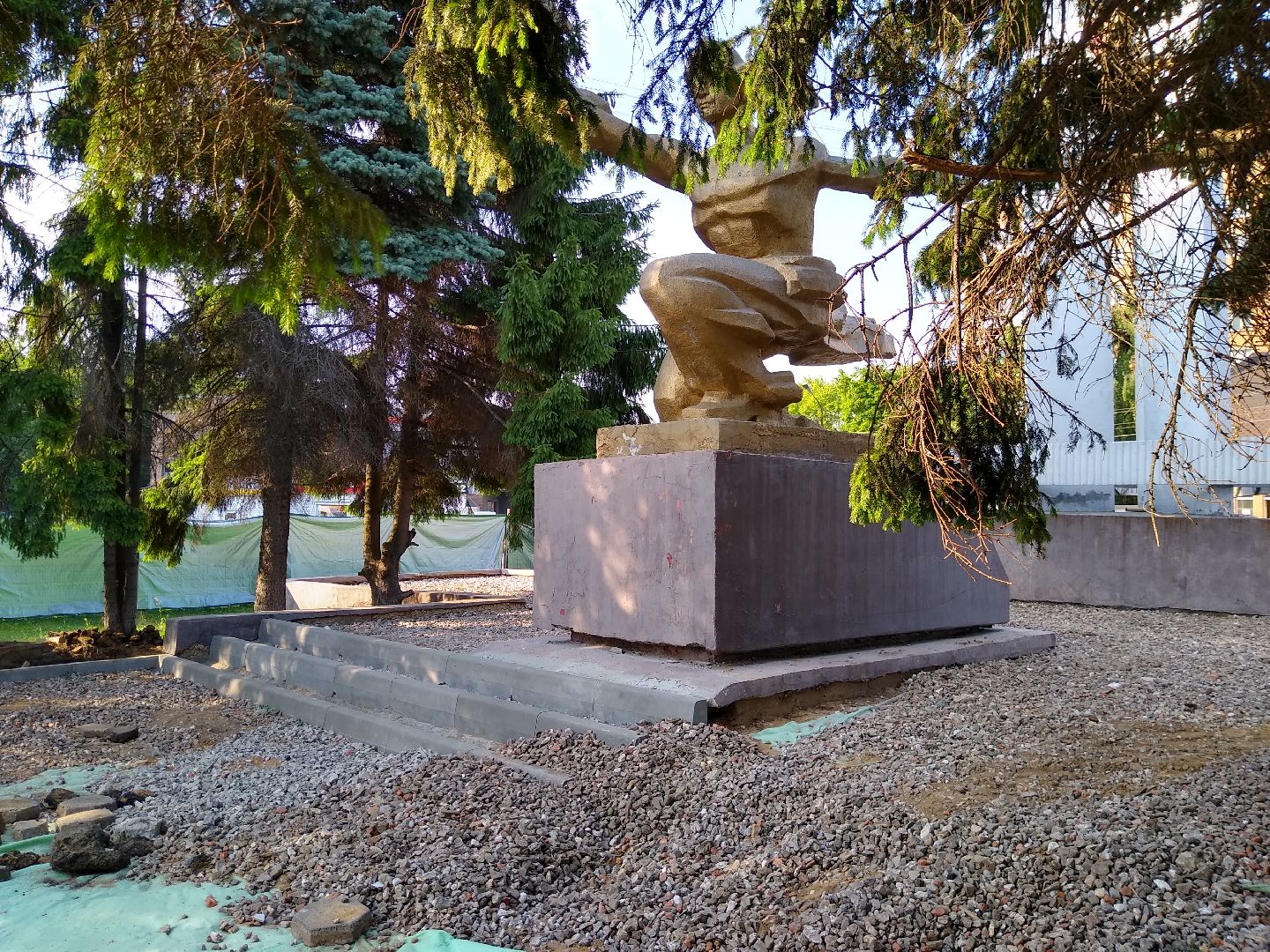 Раменское, благоустройство, обновление мемориального комплекса в микрорайоне Холодово