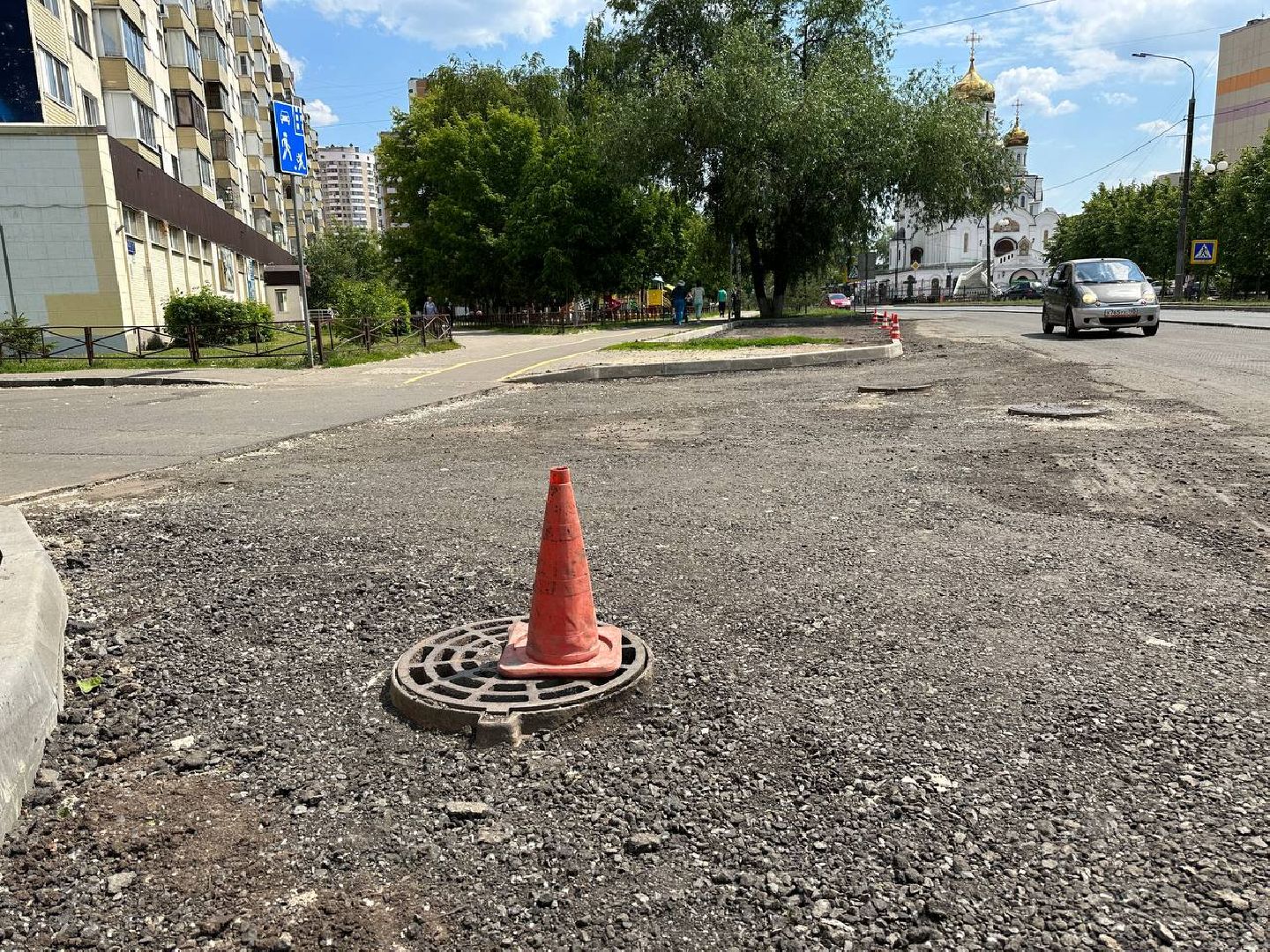 Реутов, ремонт, асфальт, тротуар