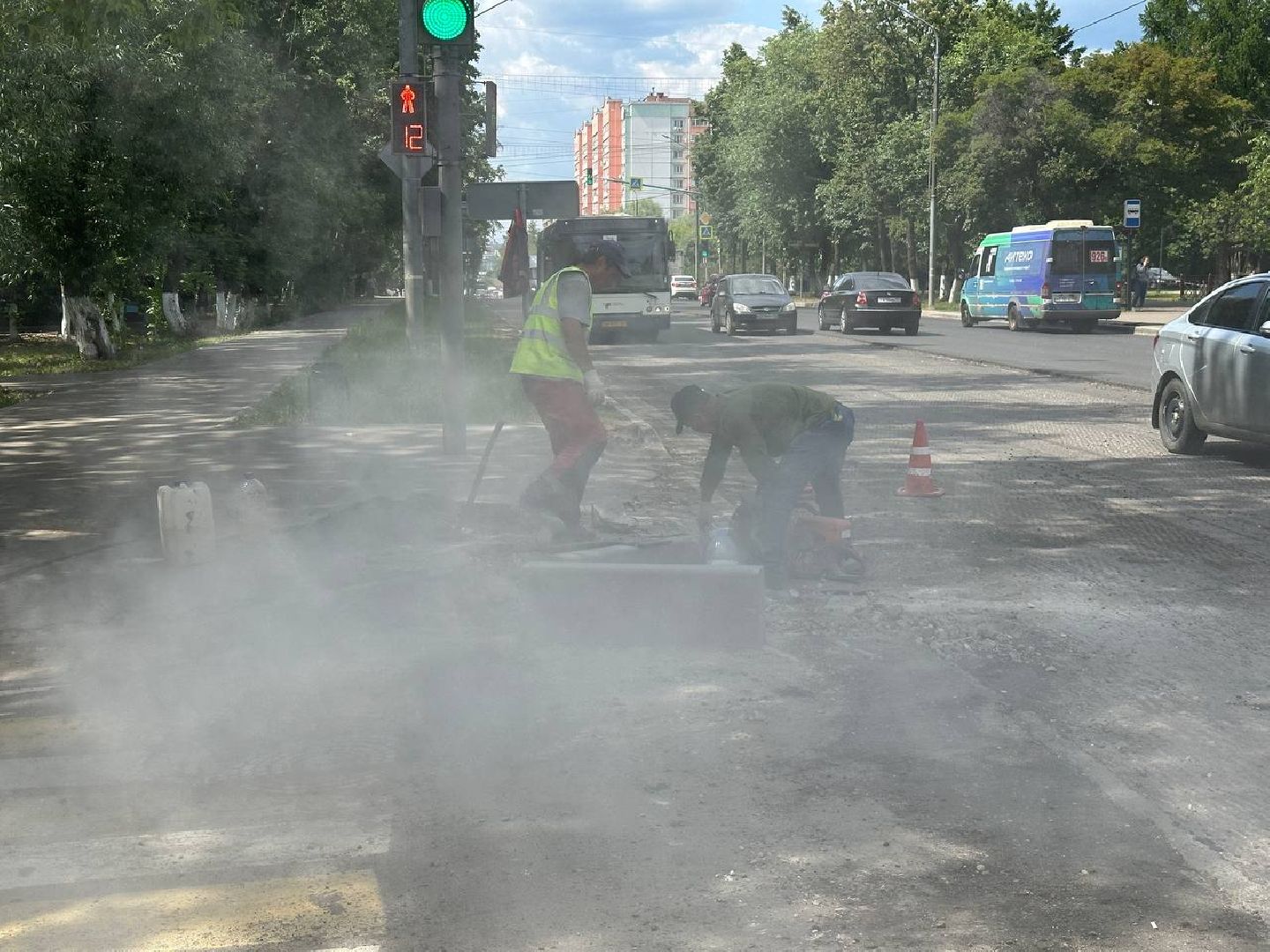 Реутов, ремонт, асфальт, тротуар