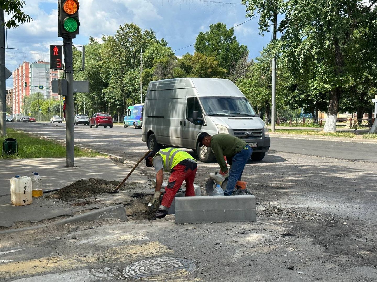 Реутов, ремонт, асфальт, тротуар