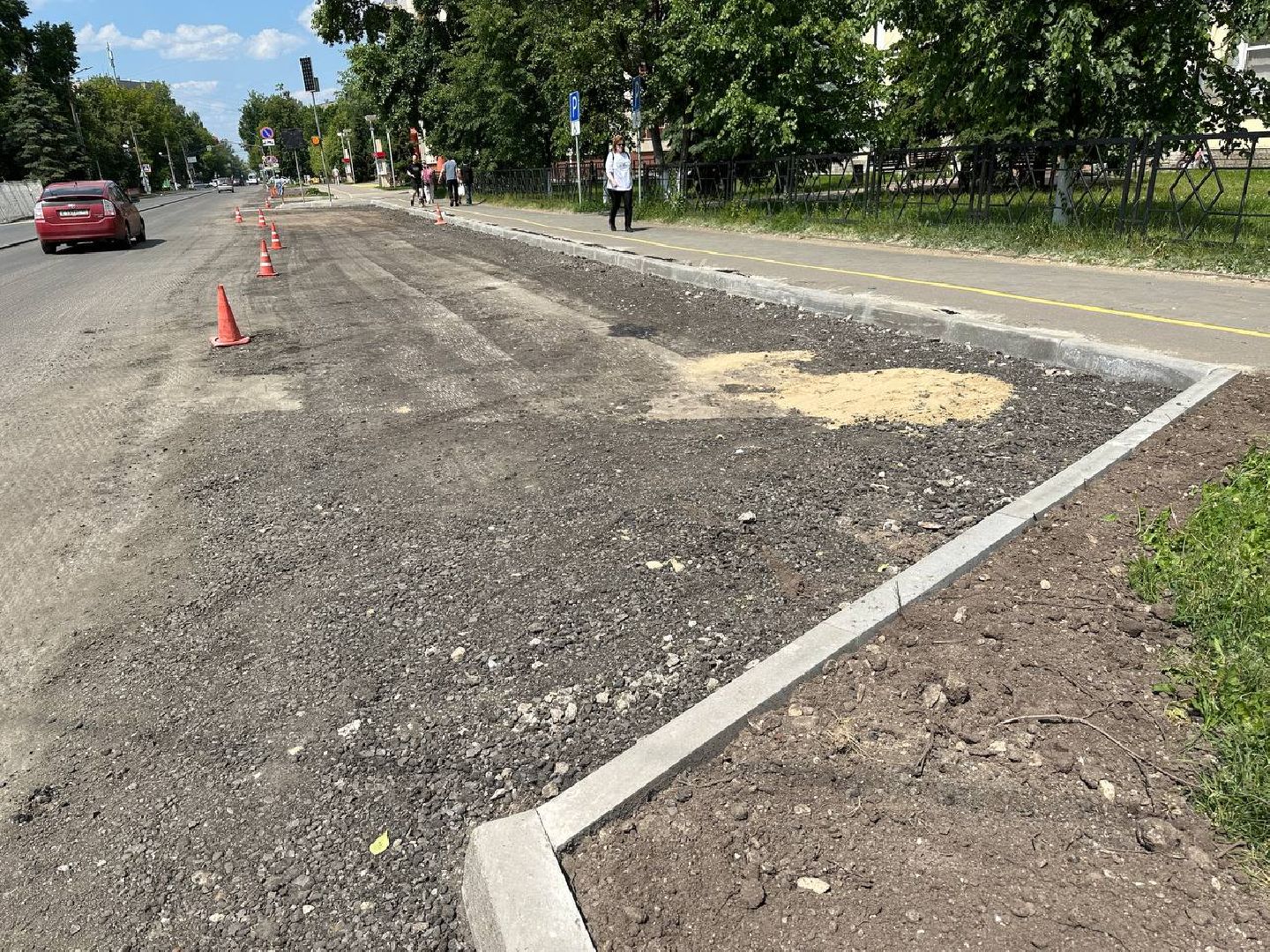 Реутов, ремонт, асфальт, тротуар